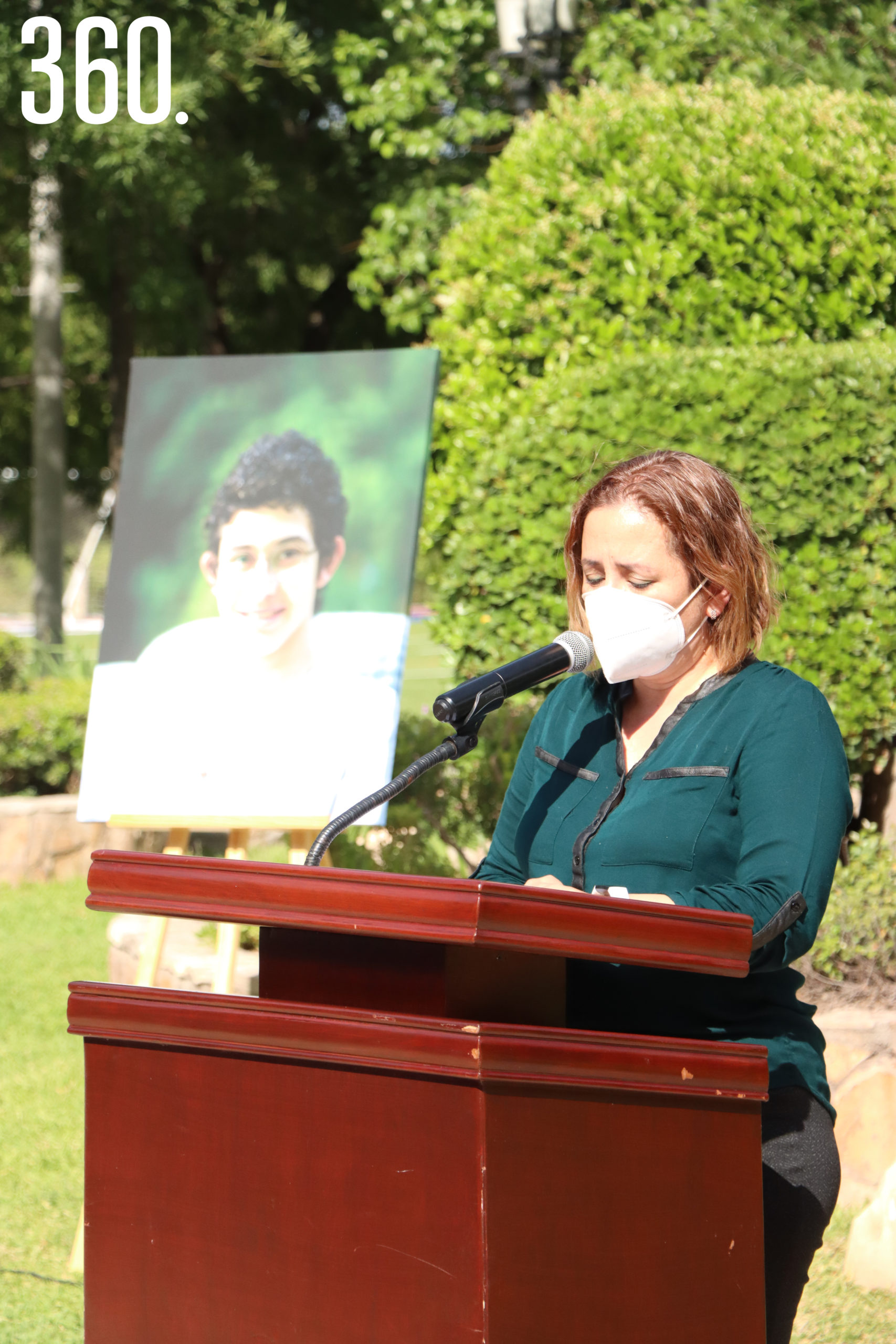 Mónica Maluy, quien coordino el homenaje.