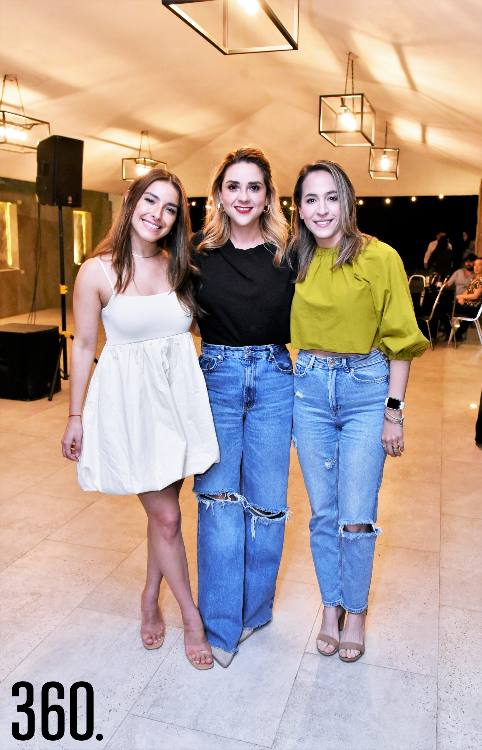 Paty Alvarado, Ana Tere López y Cecilia González.