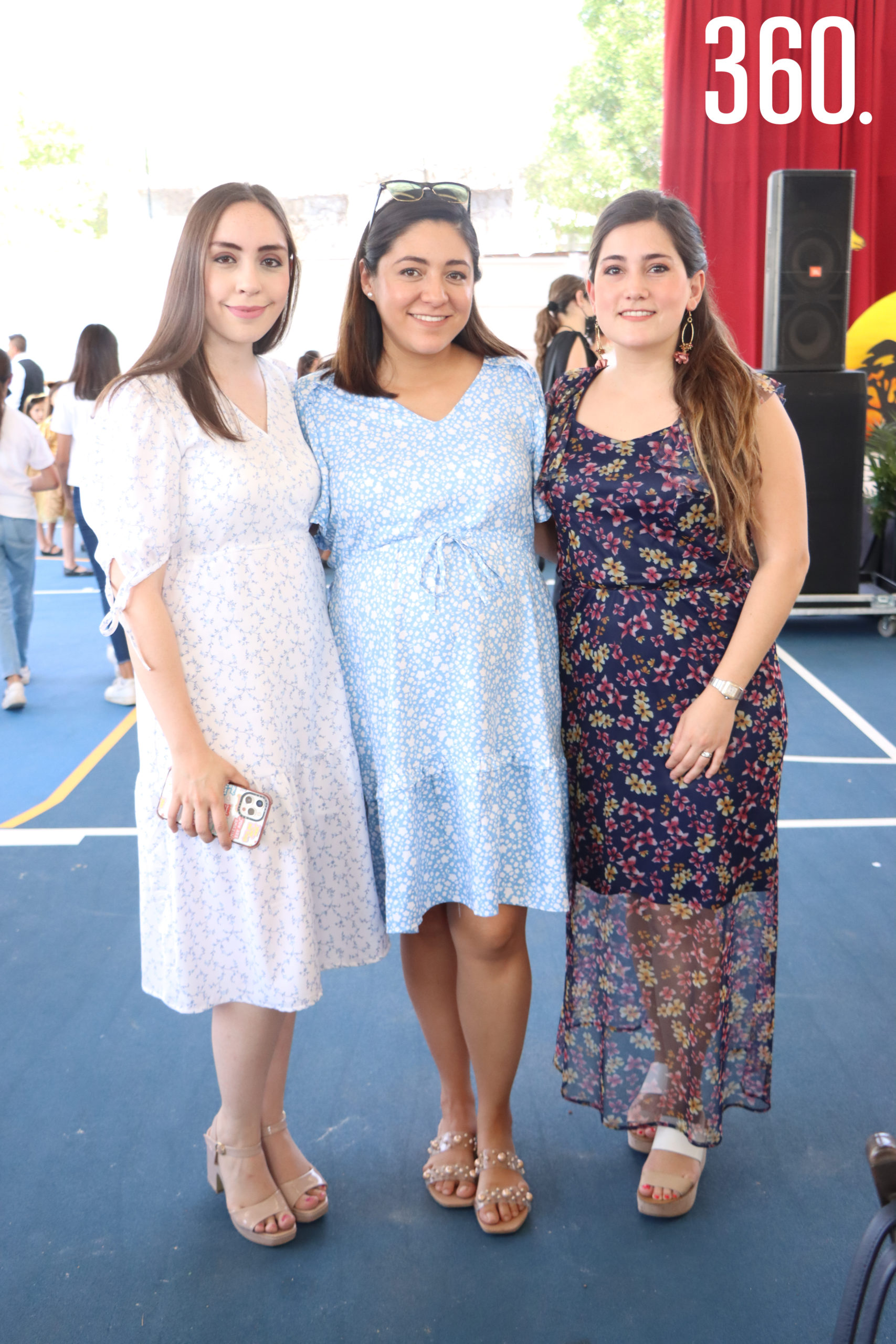 Mariana Morales, Diana Ramírez y Gaby Moreira.