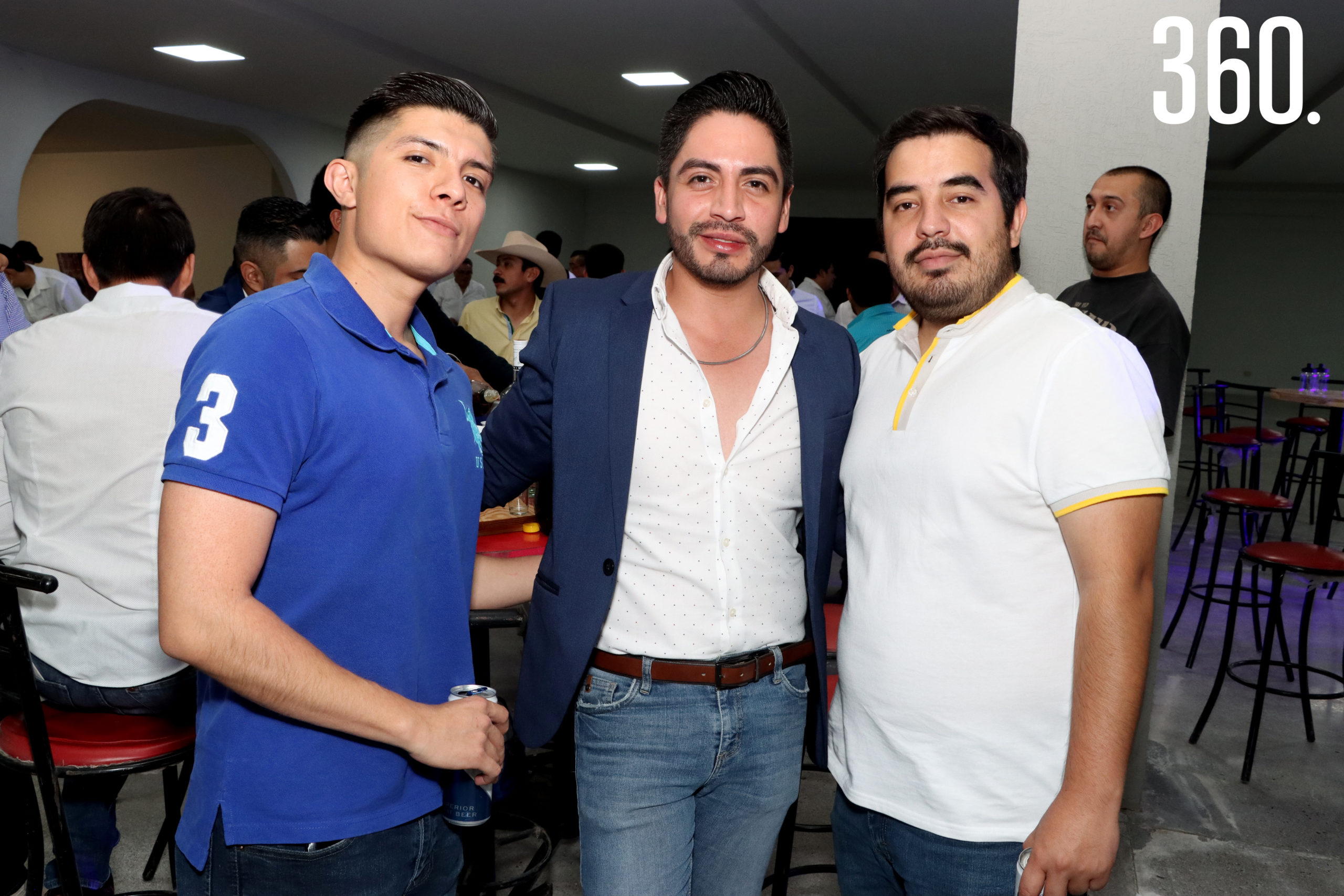 Simón Flores, Alex y Eliazar Ortiz.