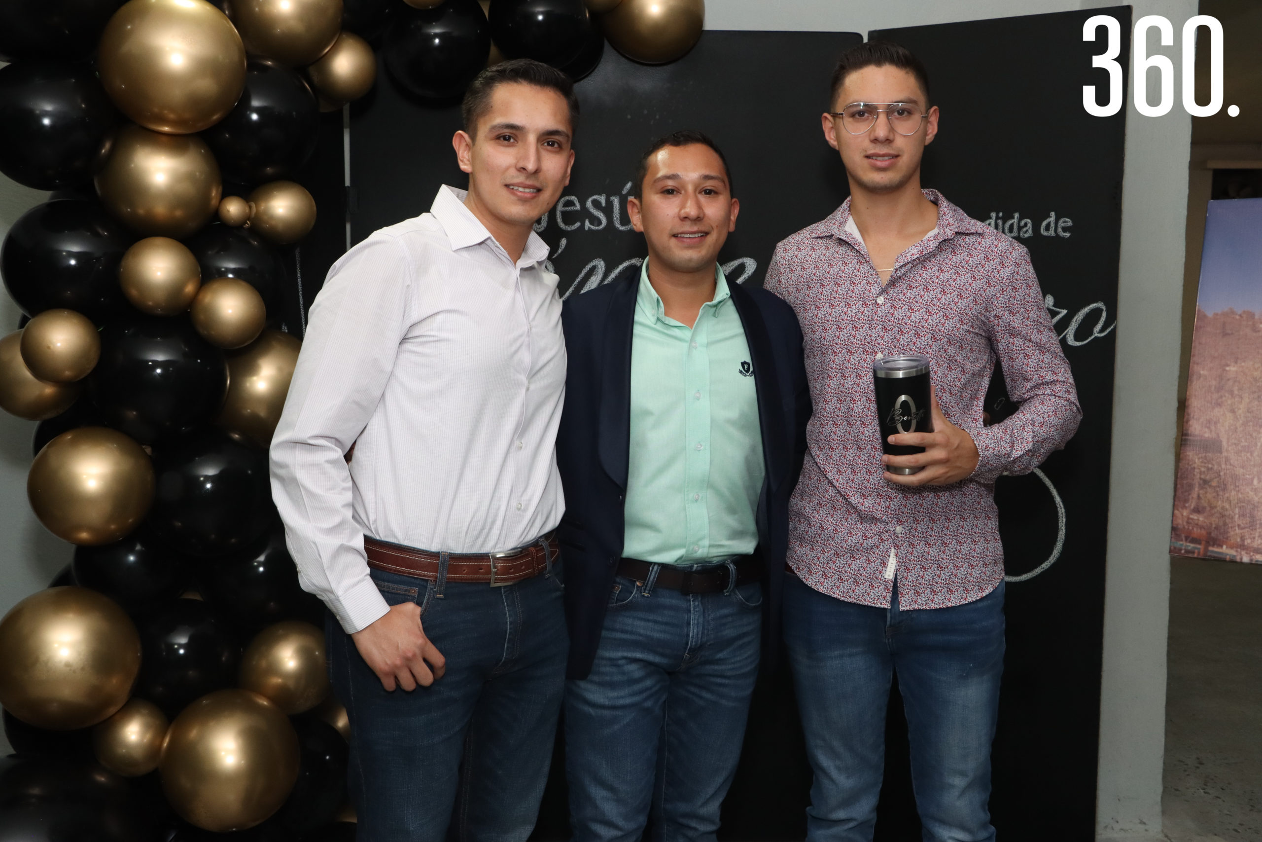 Alexis Ramón, Jesús Alberto Gómez y su primo Oscar Bonetti Gómez.