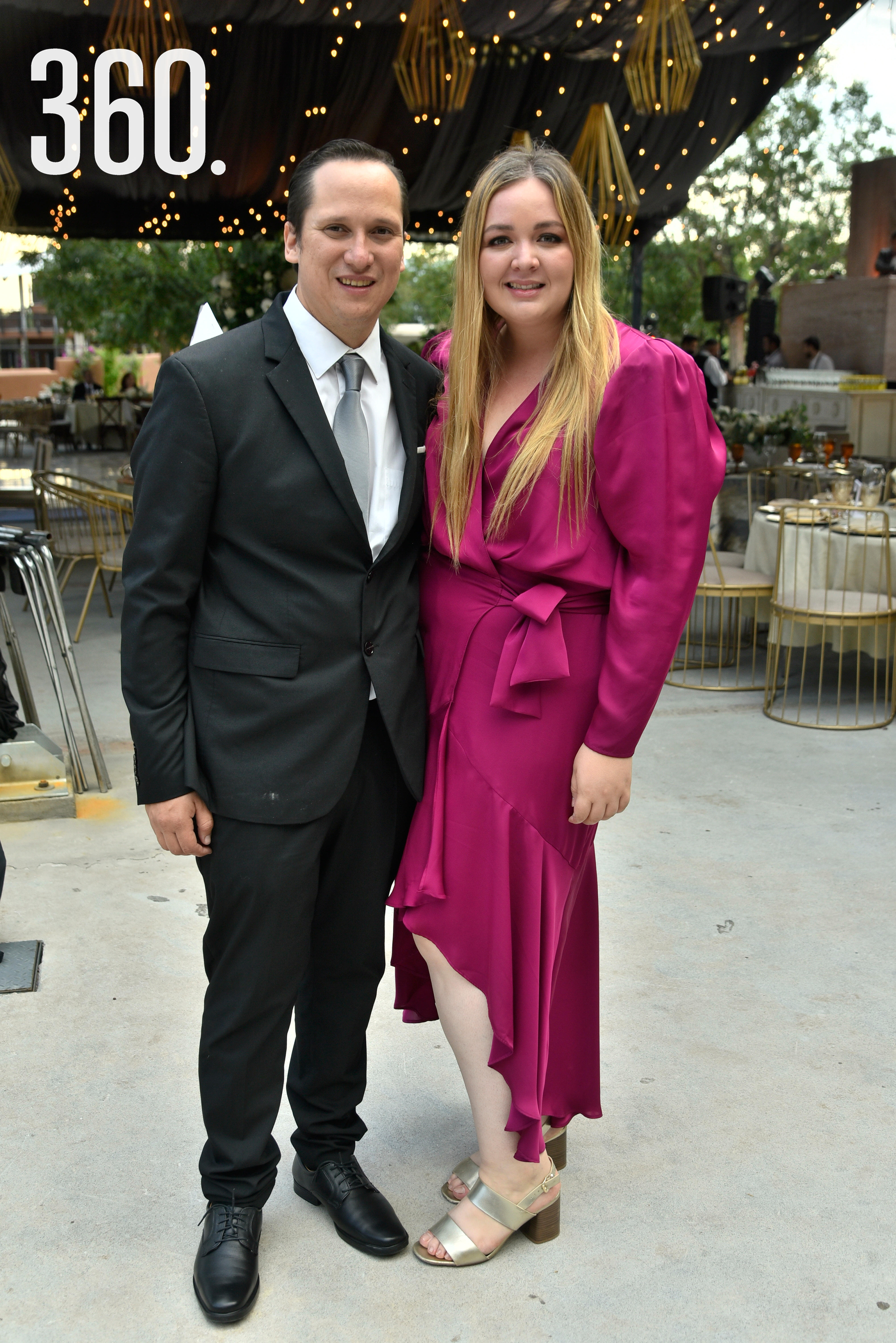 Miguel de las Fuentes y Carla Verduzco.