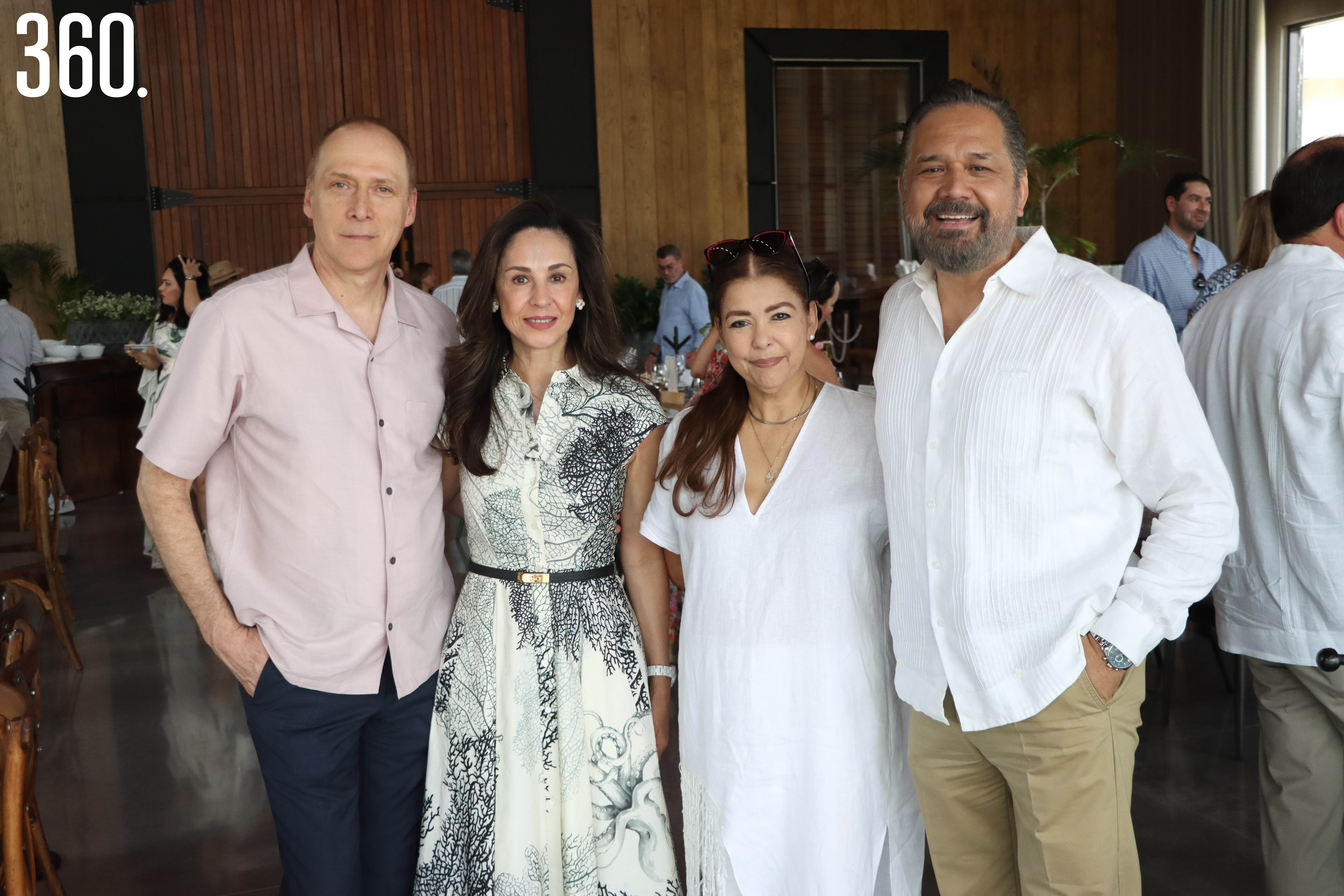 Pedro Cortés, Silvia Quiroga, Nora Gaona y David Brondo.