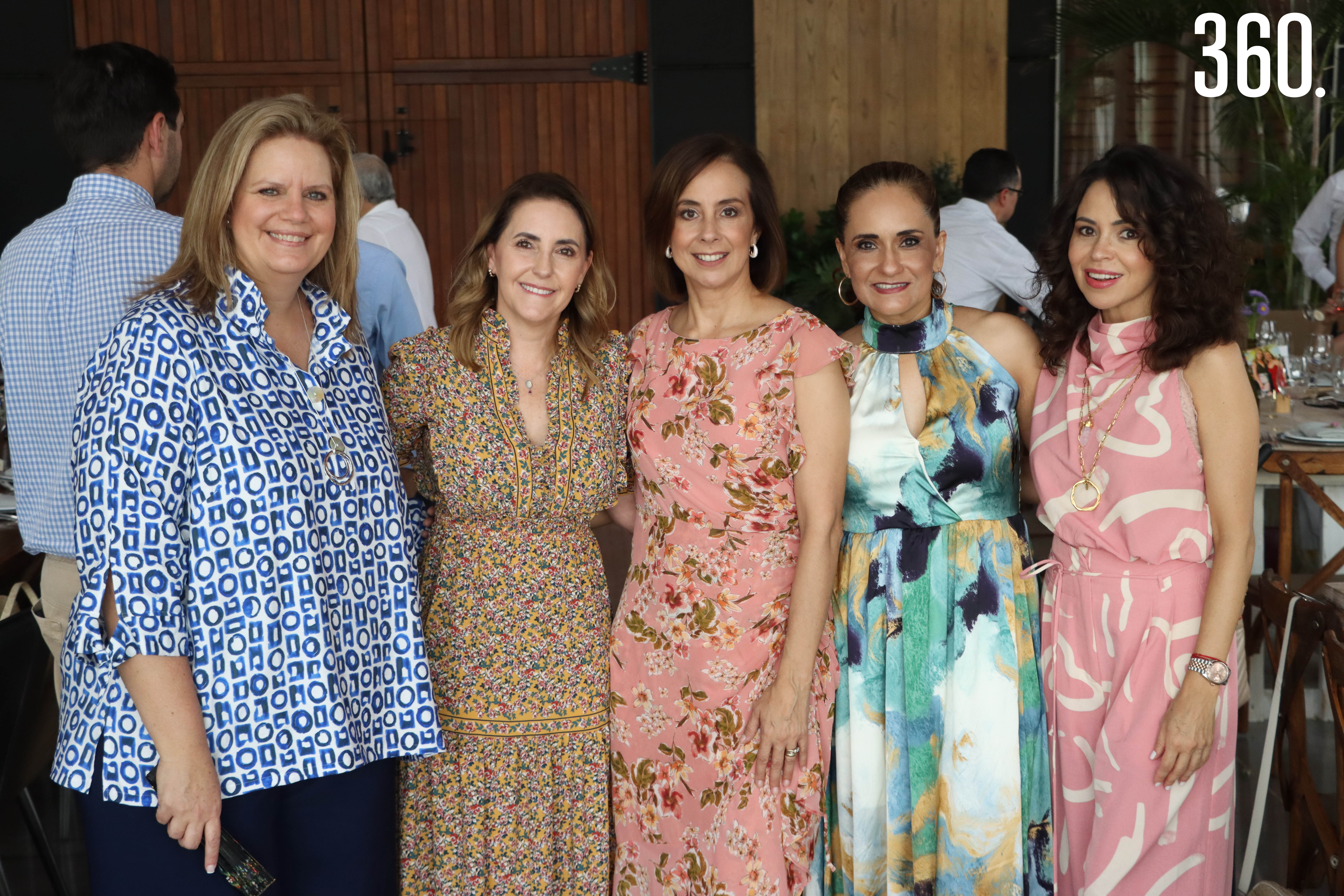 Daniela Reja, Angélica Guajardo, Adriana Ramos, Karla Olvera y Norma Montemayor.