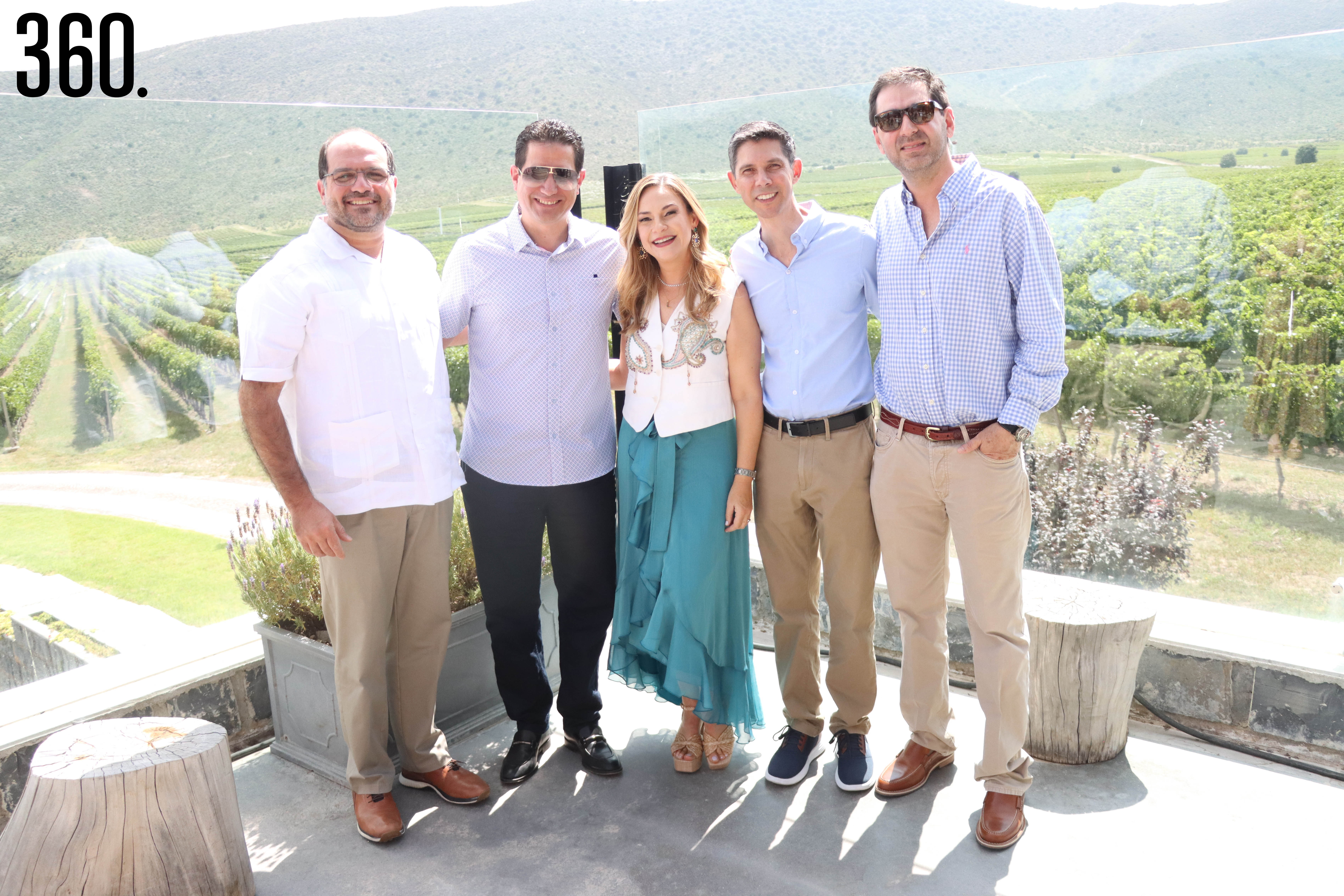 Héctor Peña, Óscar Flores, José Luis Dávila y Ricardo Dorbecker.