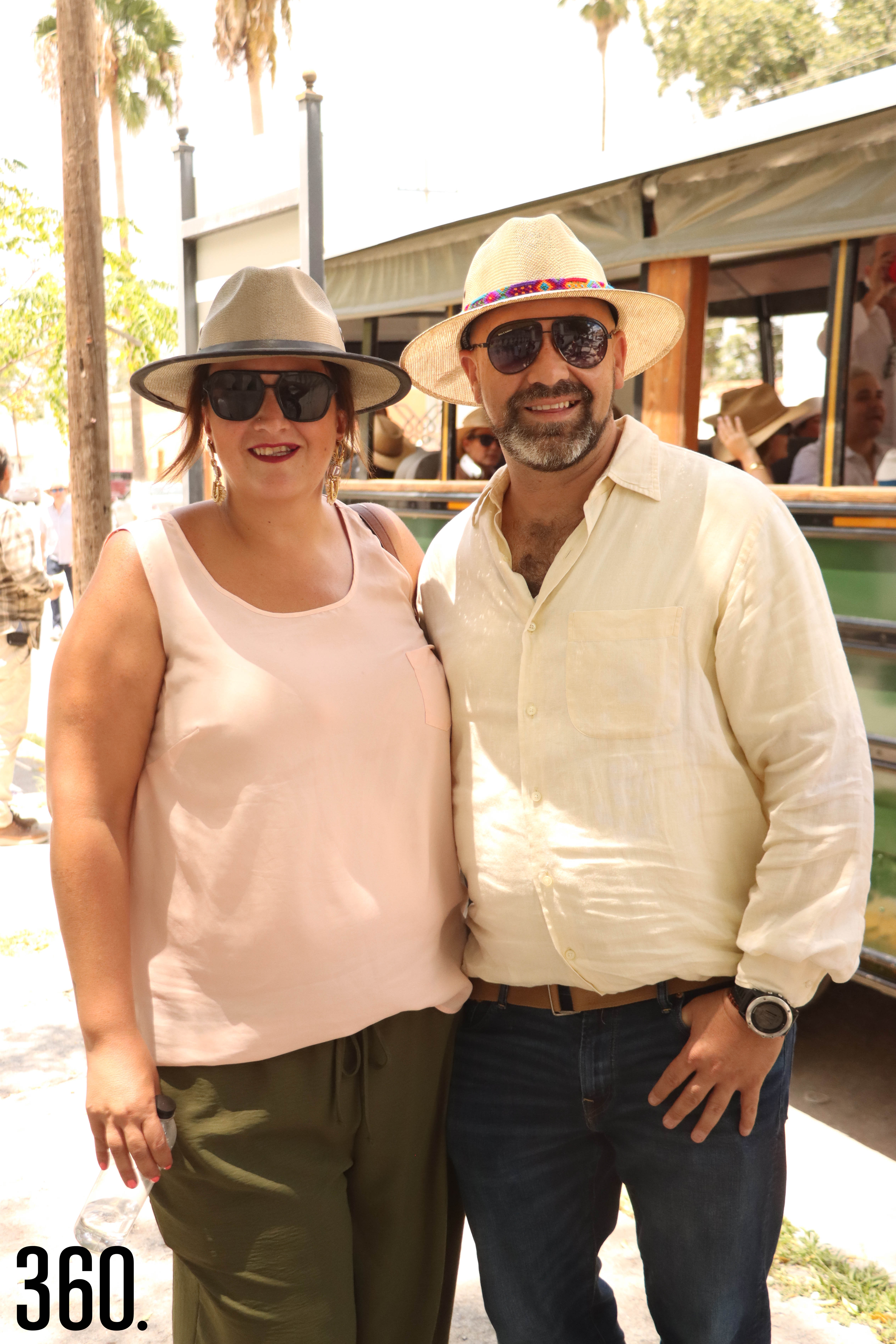 Natalia Fraustro y Álvaro Peña.
