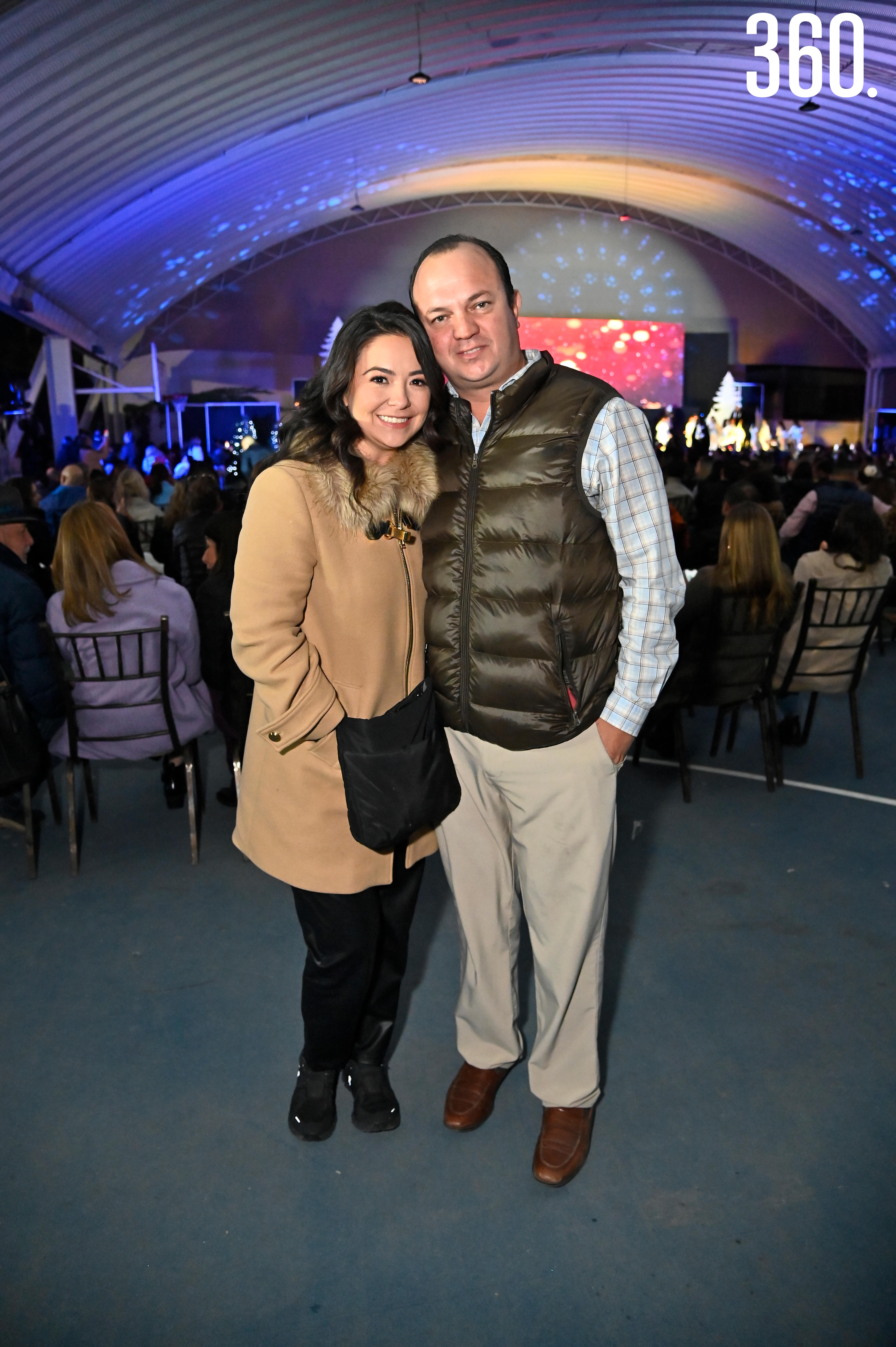 Adelina González de Guajardo y Rodrigo Guajardo.