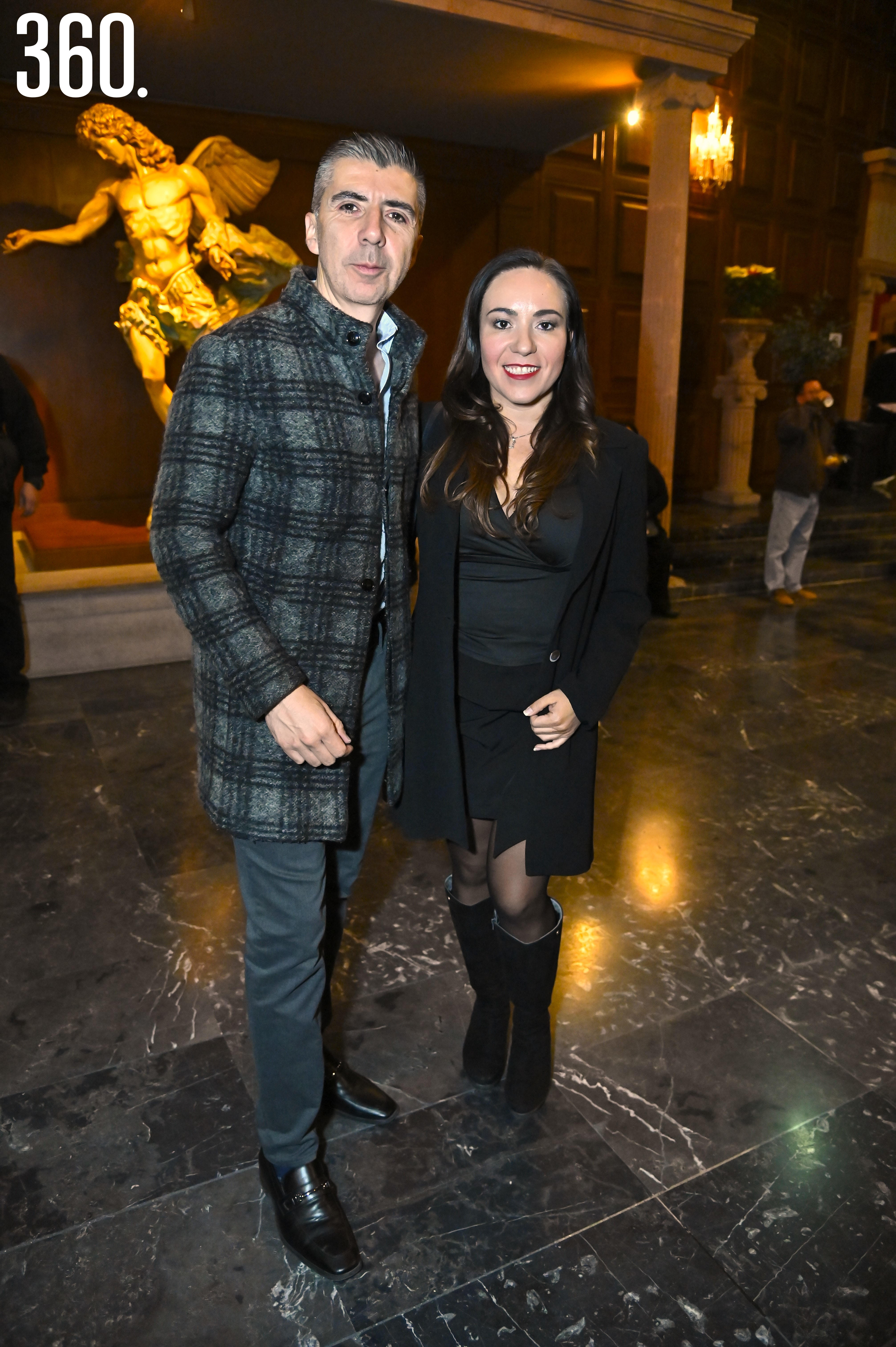 Adrián García y Lorena Gutiérrez.