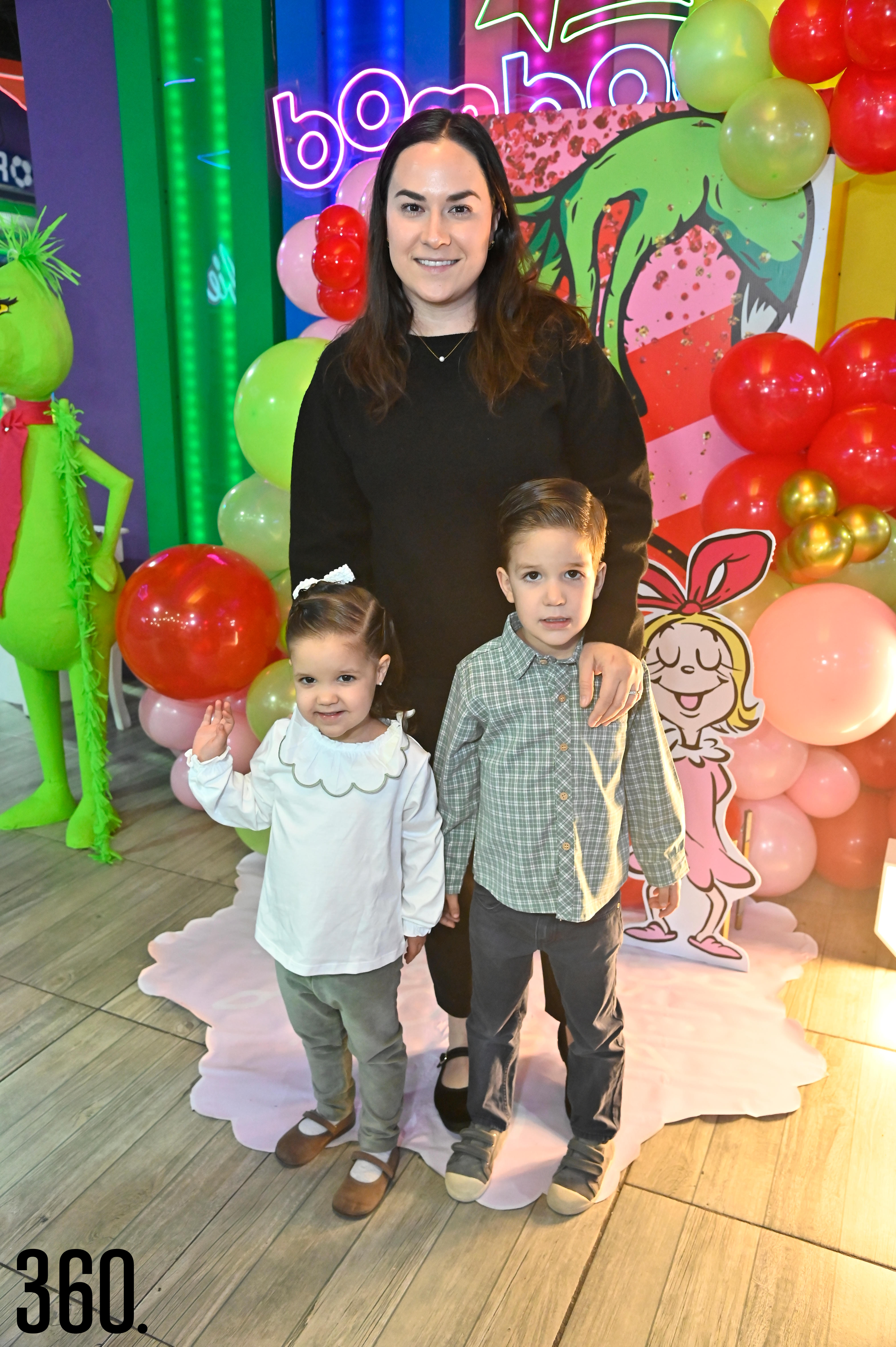 Ana María Villarreal, Ana María y Santiago Bremer.