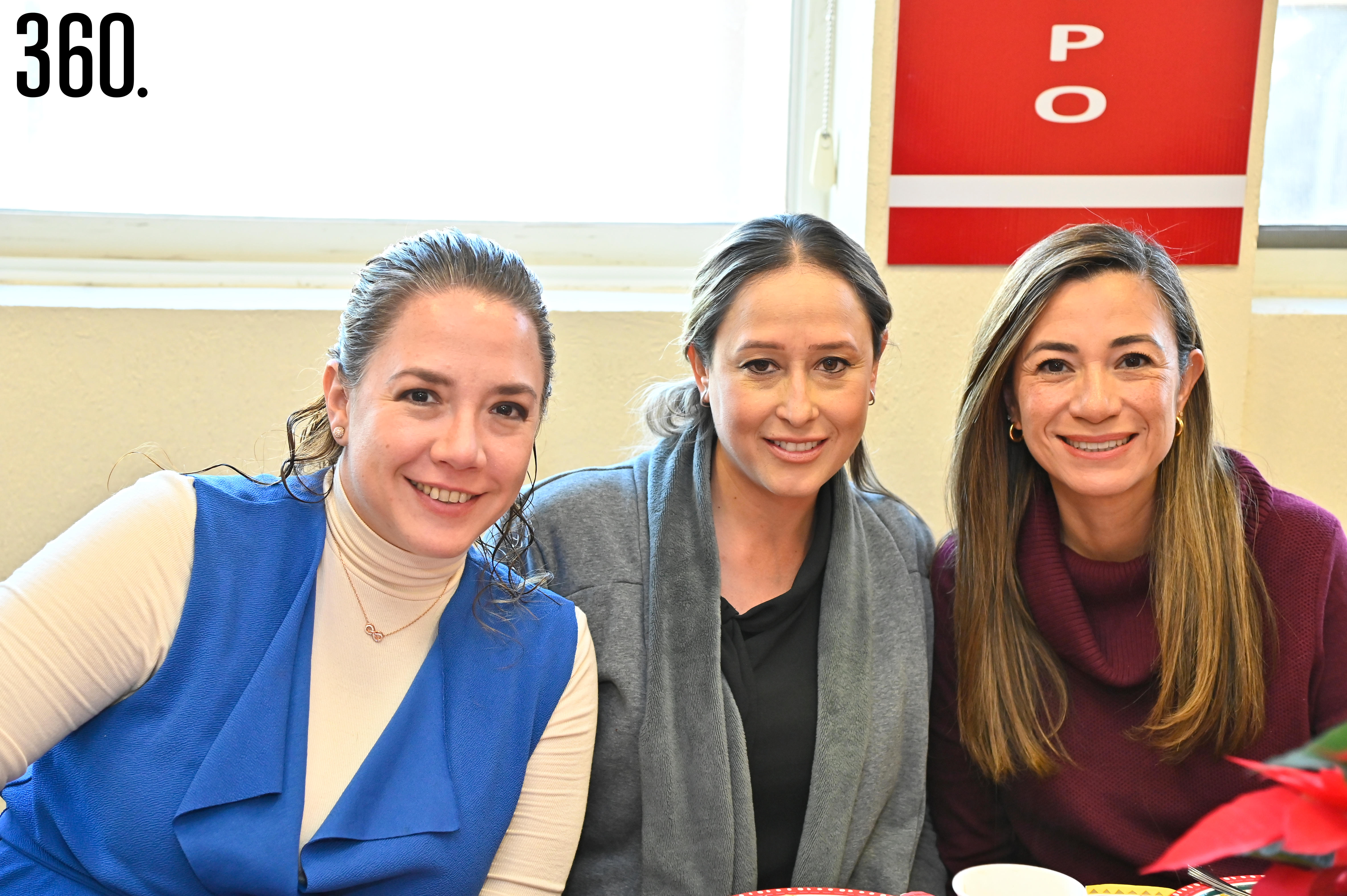 Laura Dorbecker, Naty Valdés y Maricarmen Flores.