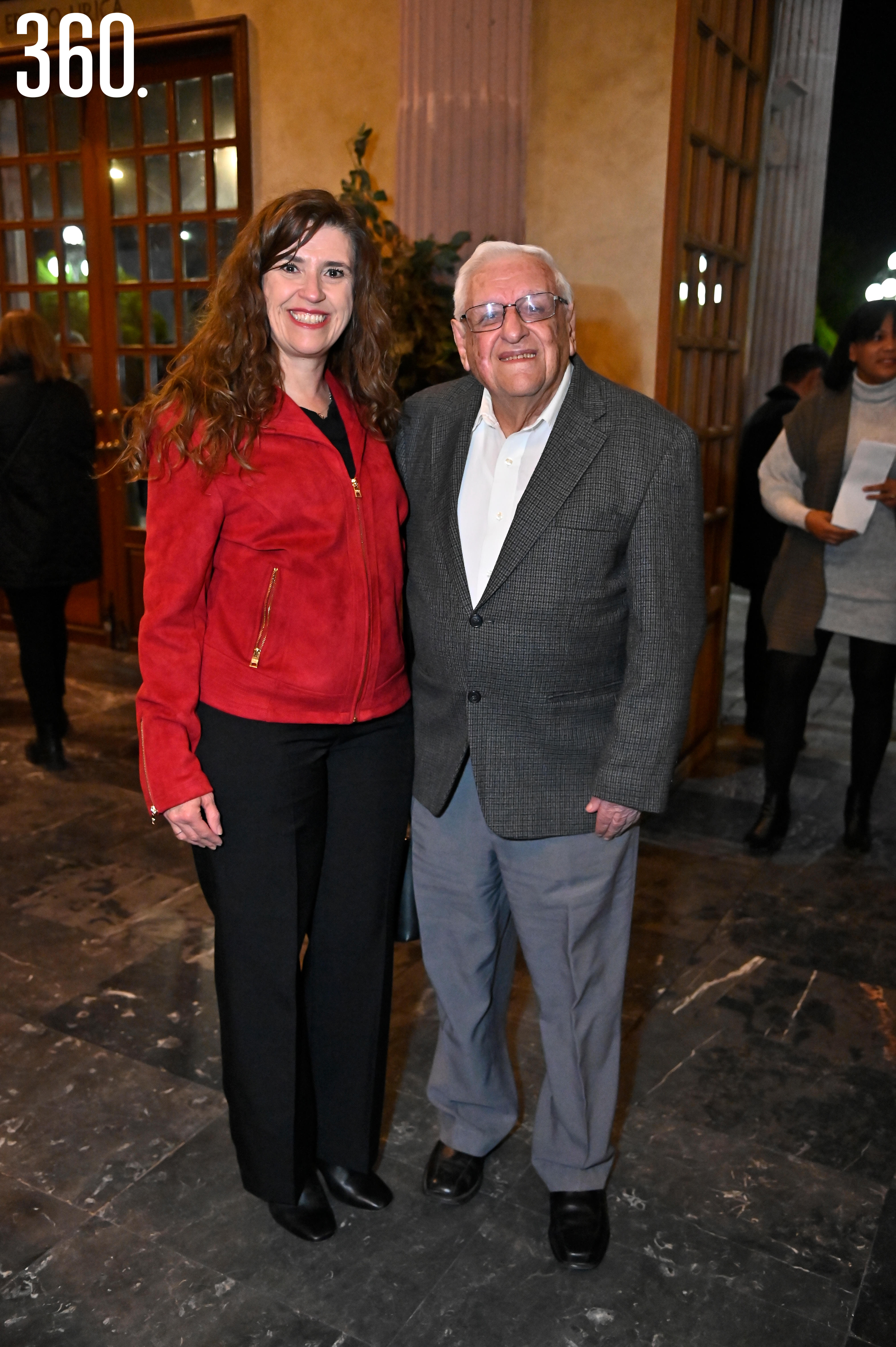 Luz María Fuentes y Armando Fuentes Aguirre.