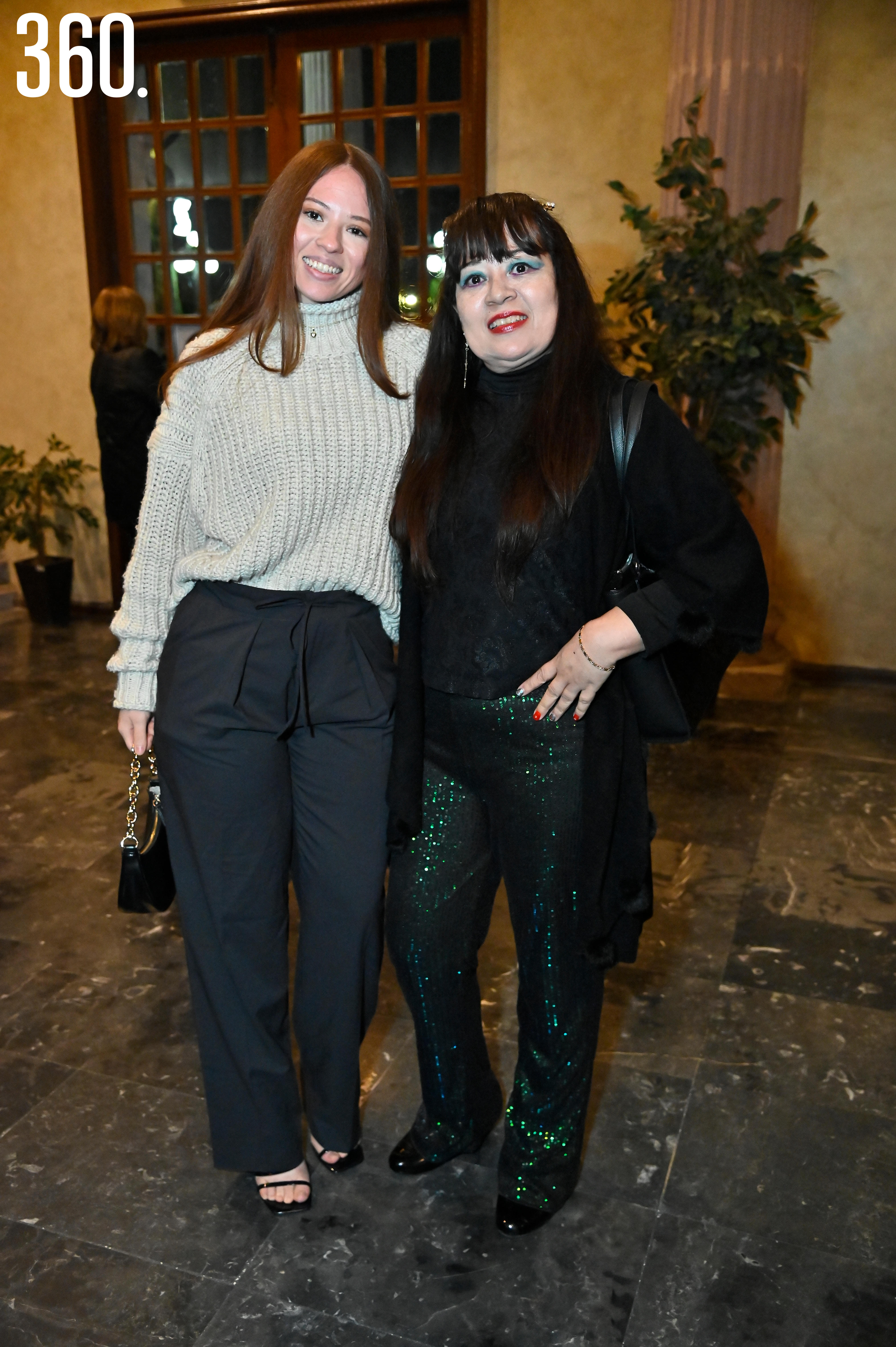 Cindy Flores y Artemisa González.