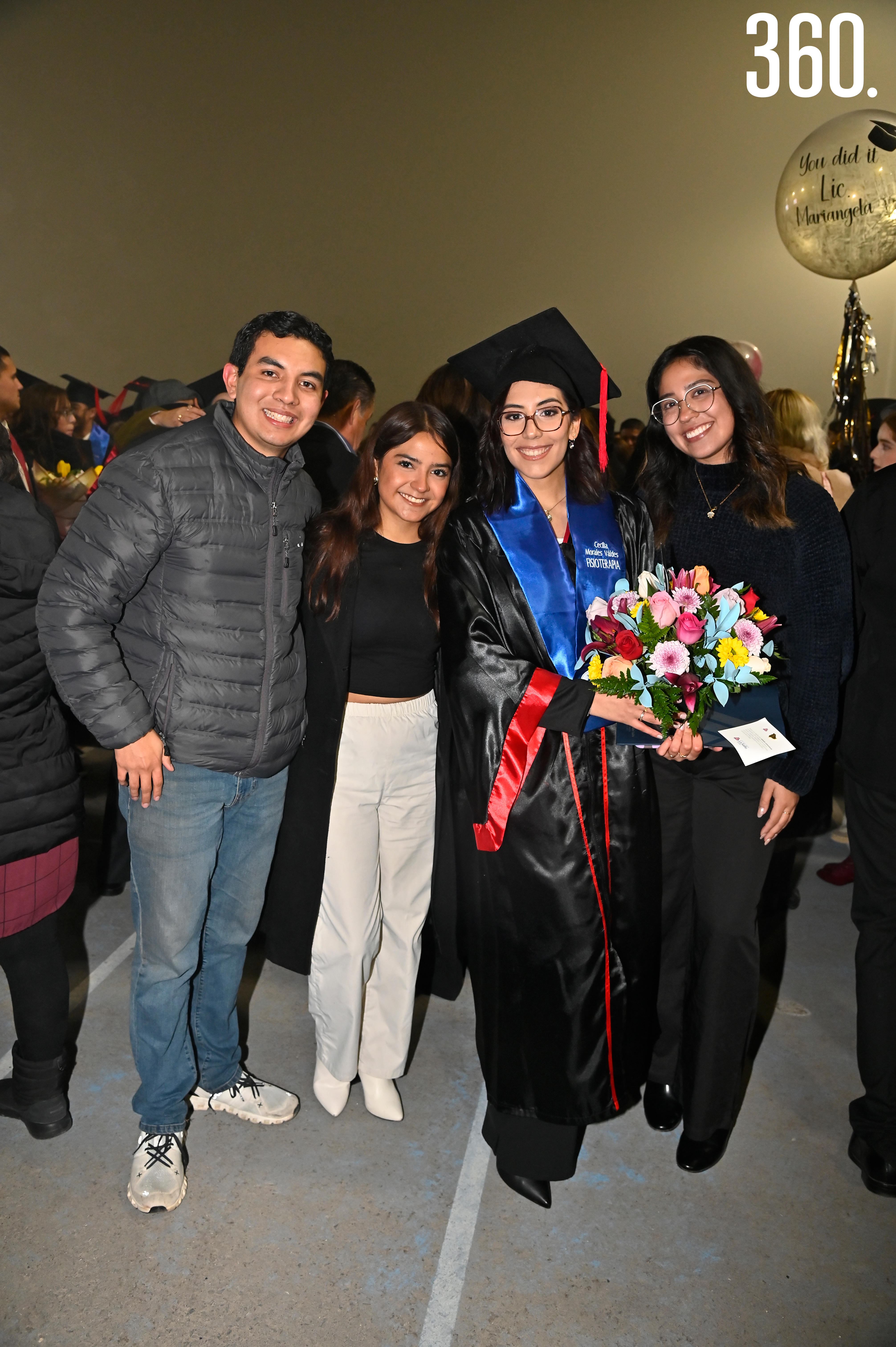 Ignacio Castro, Angélica Calvillo, Cecilia Morales y María Elena Alemán.