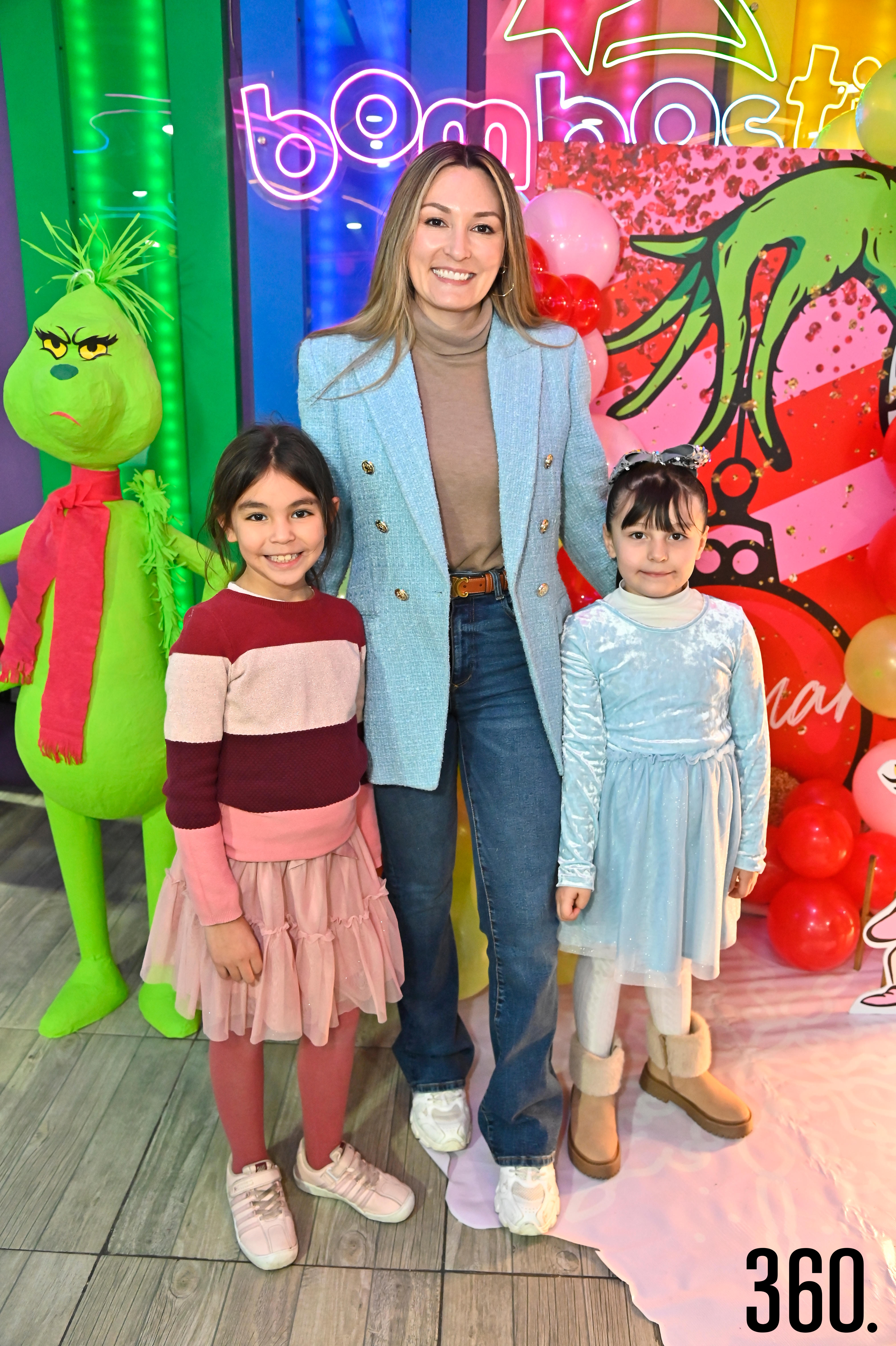 Nyxe Escalante, Geraldine Gil y Loretta Hernández.