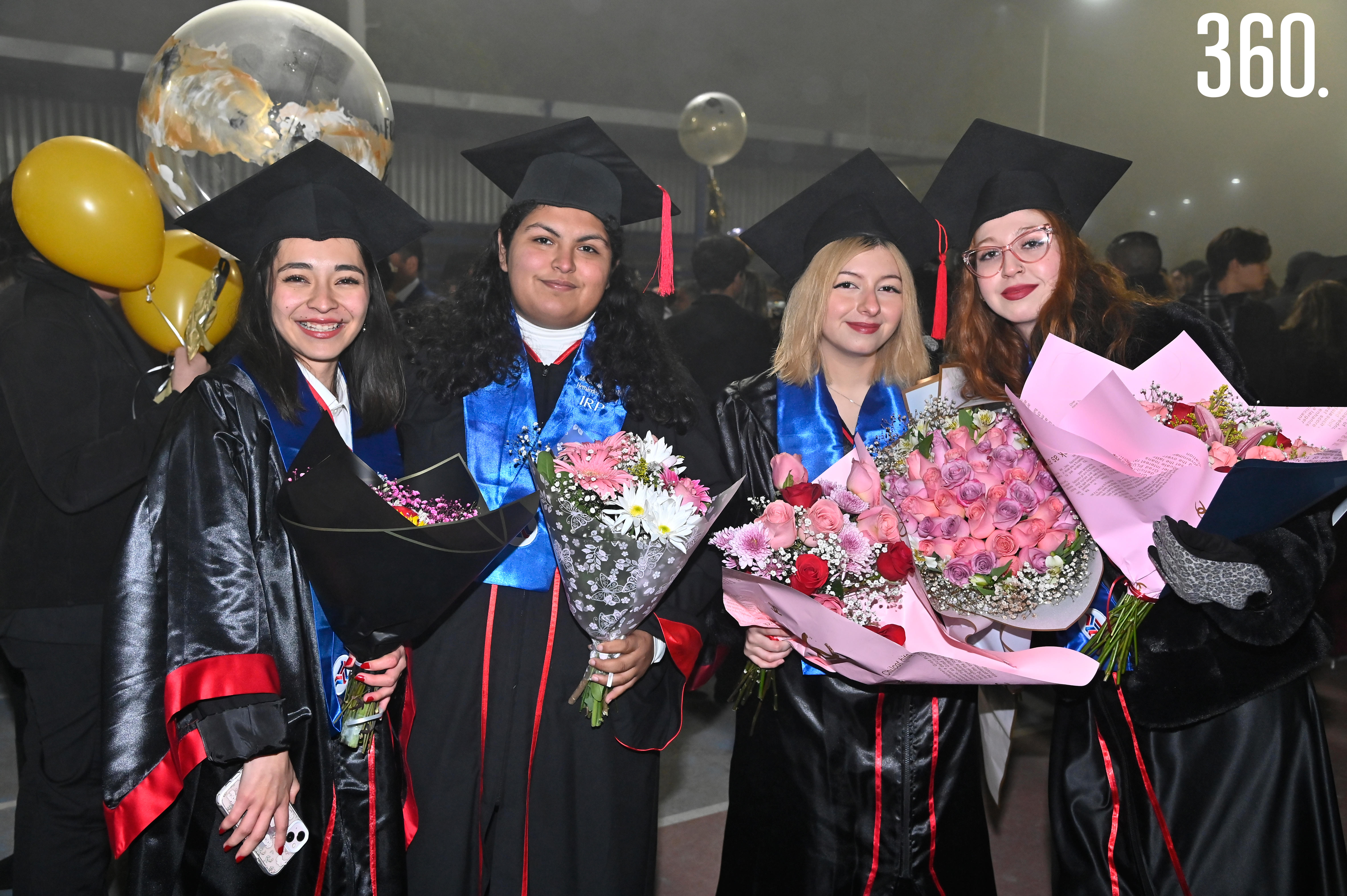 Fernanda Rodríguez, Melisa Hernández, Ariane González y Michel Silva.