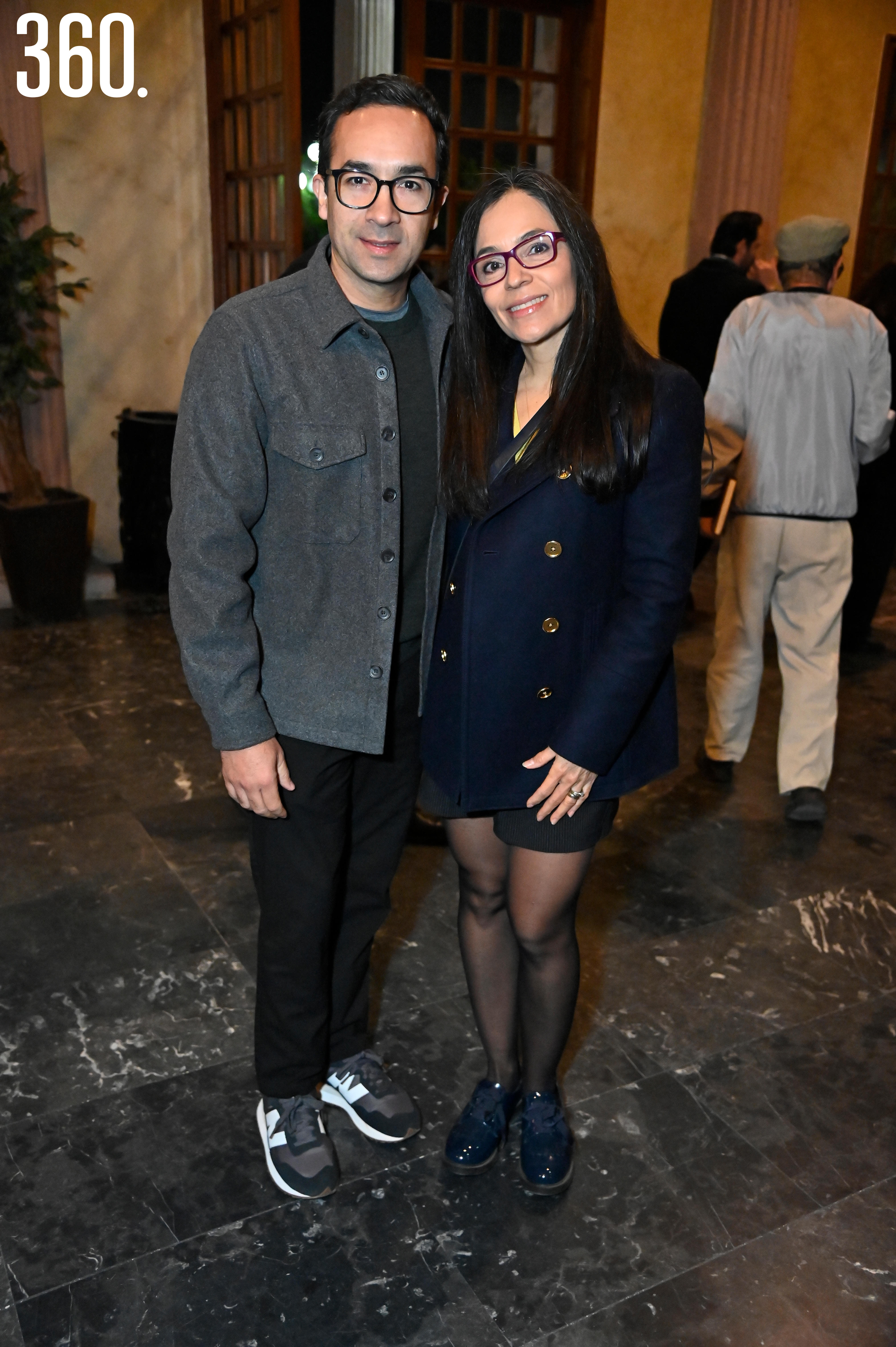 Alejandro Fuentes y Adriana Monjarás.