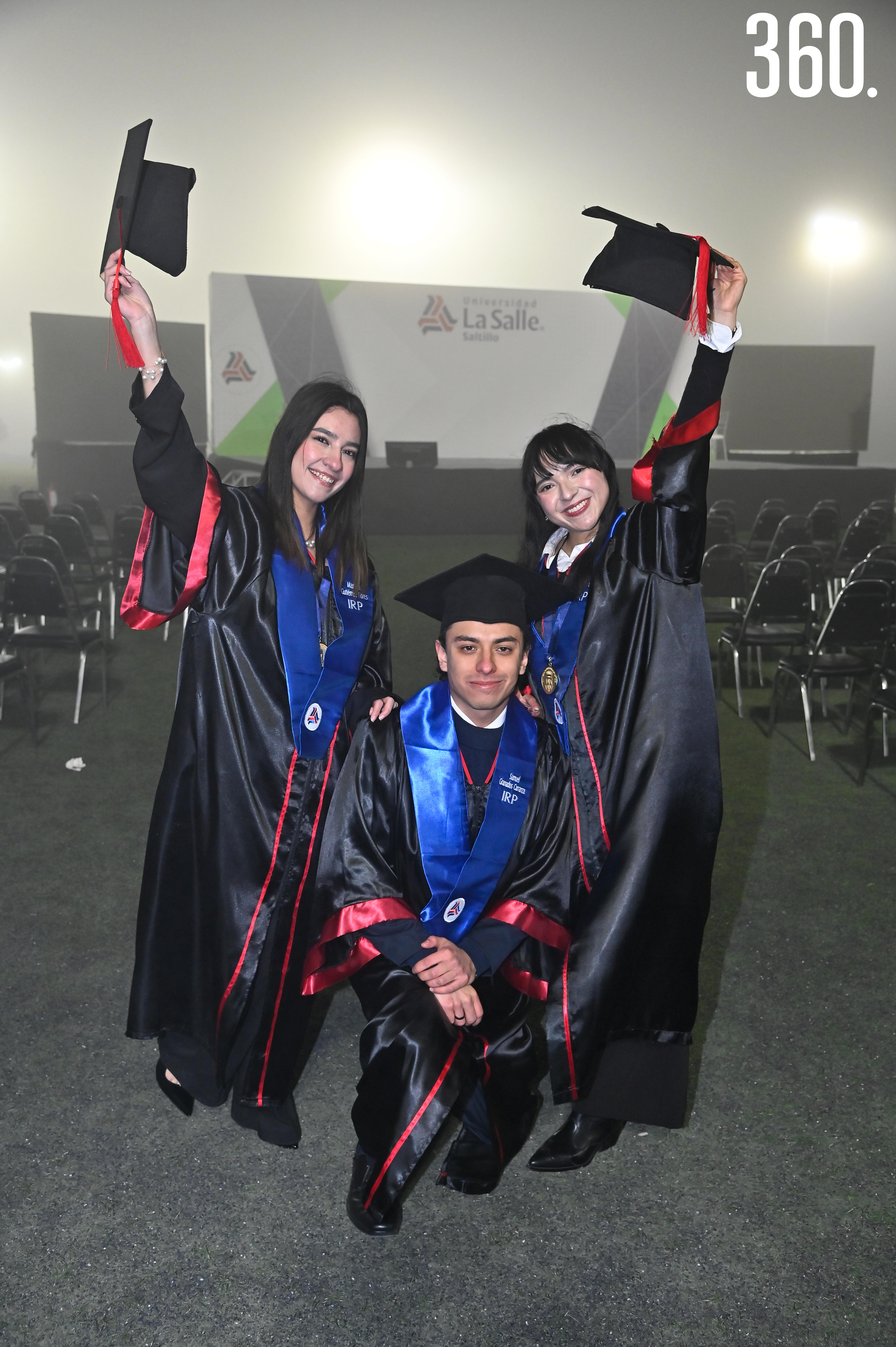 Mariana Gutiérrez, Samuel Granados y Valeria Aguirre.