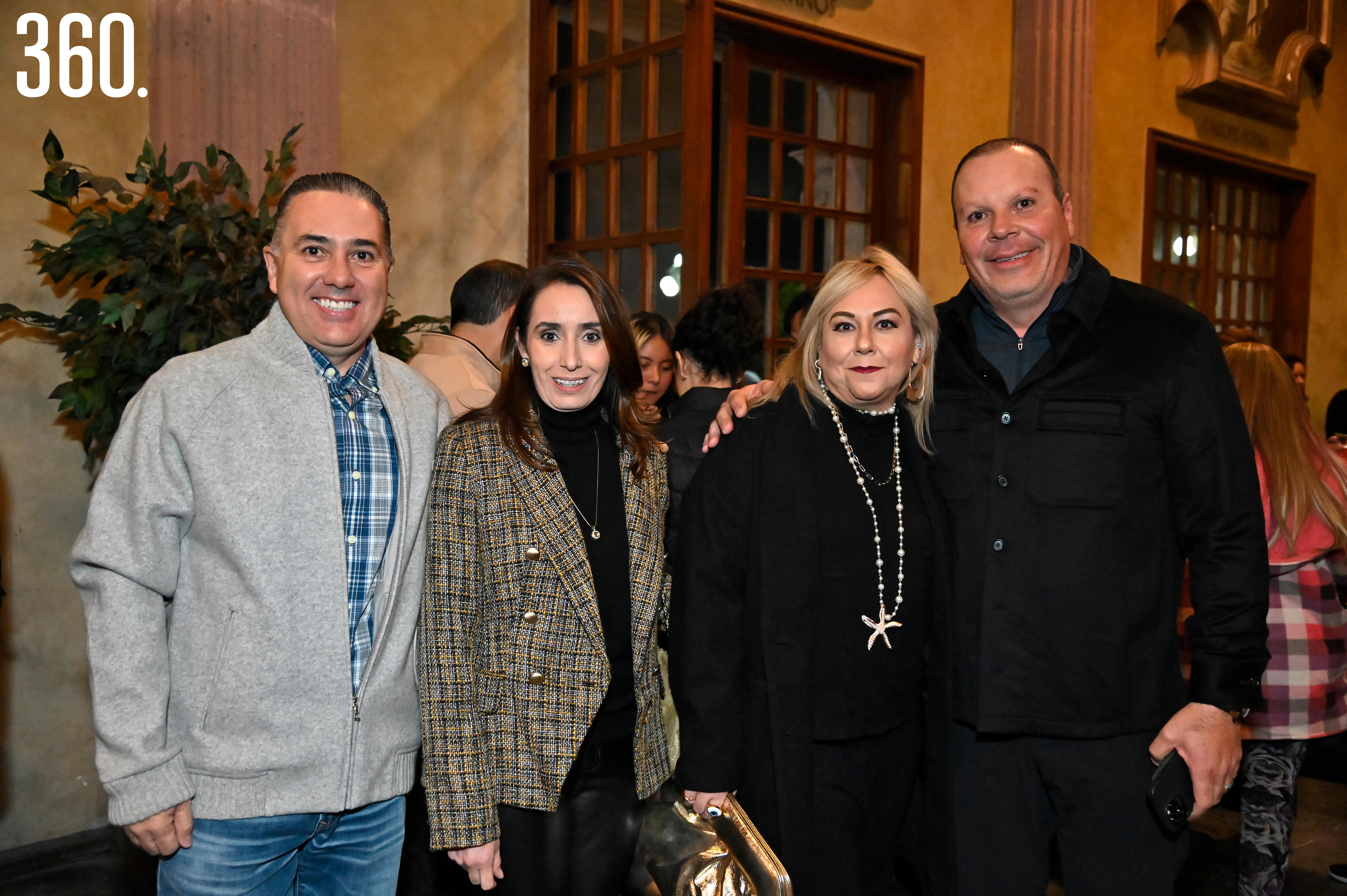 Héctor González, Rocío Saucedo, Silvia de la Rosa y Abraham Iga.