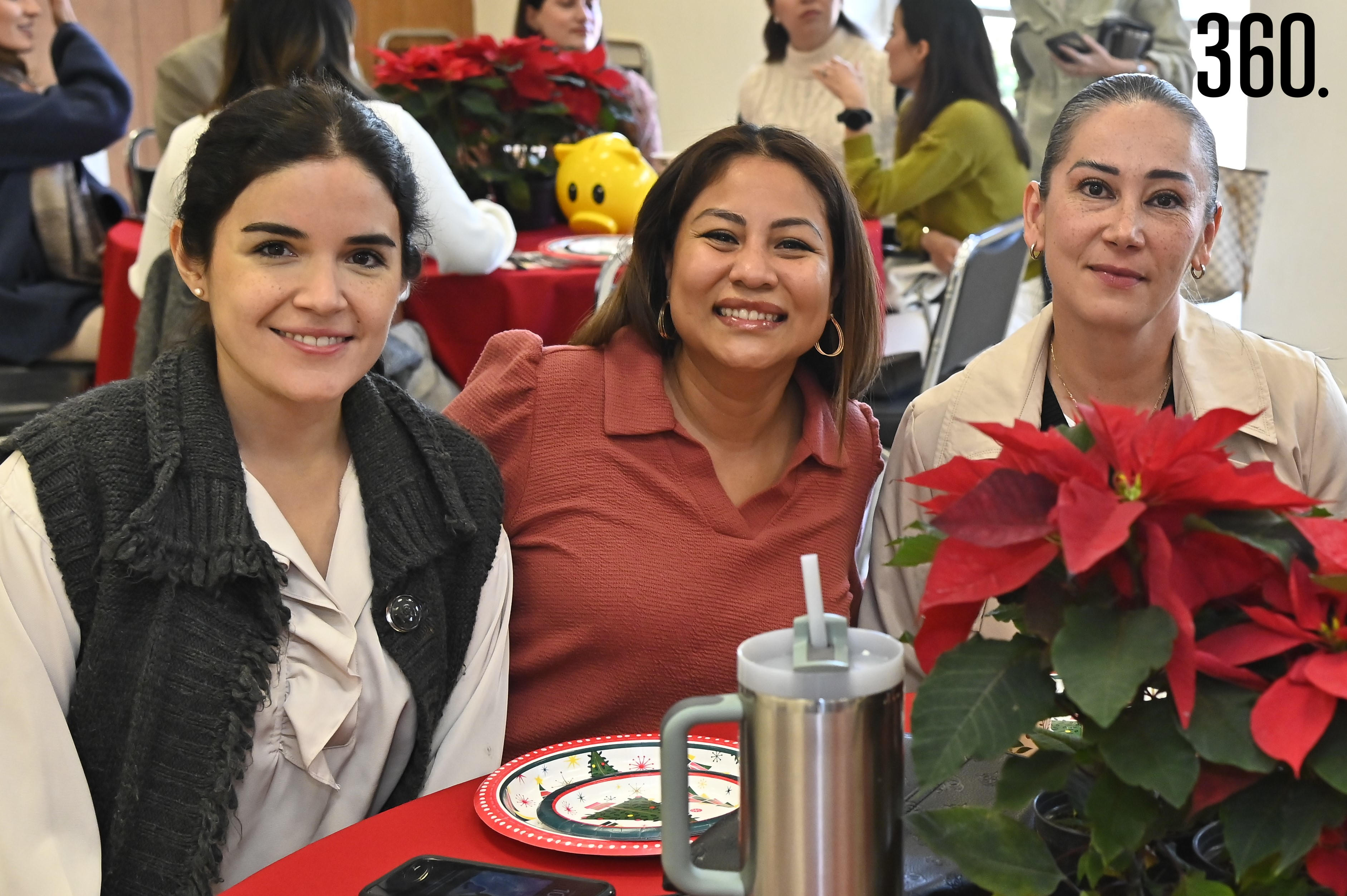 Pamela Ramos, Briseida Talamás y Gabrielas Urtis.