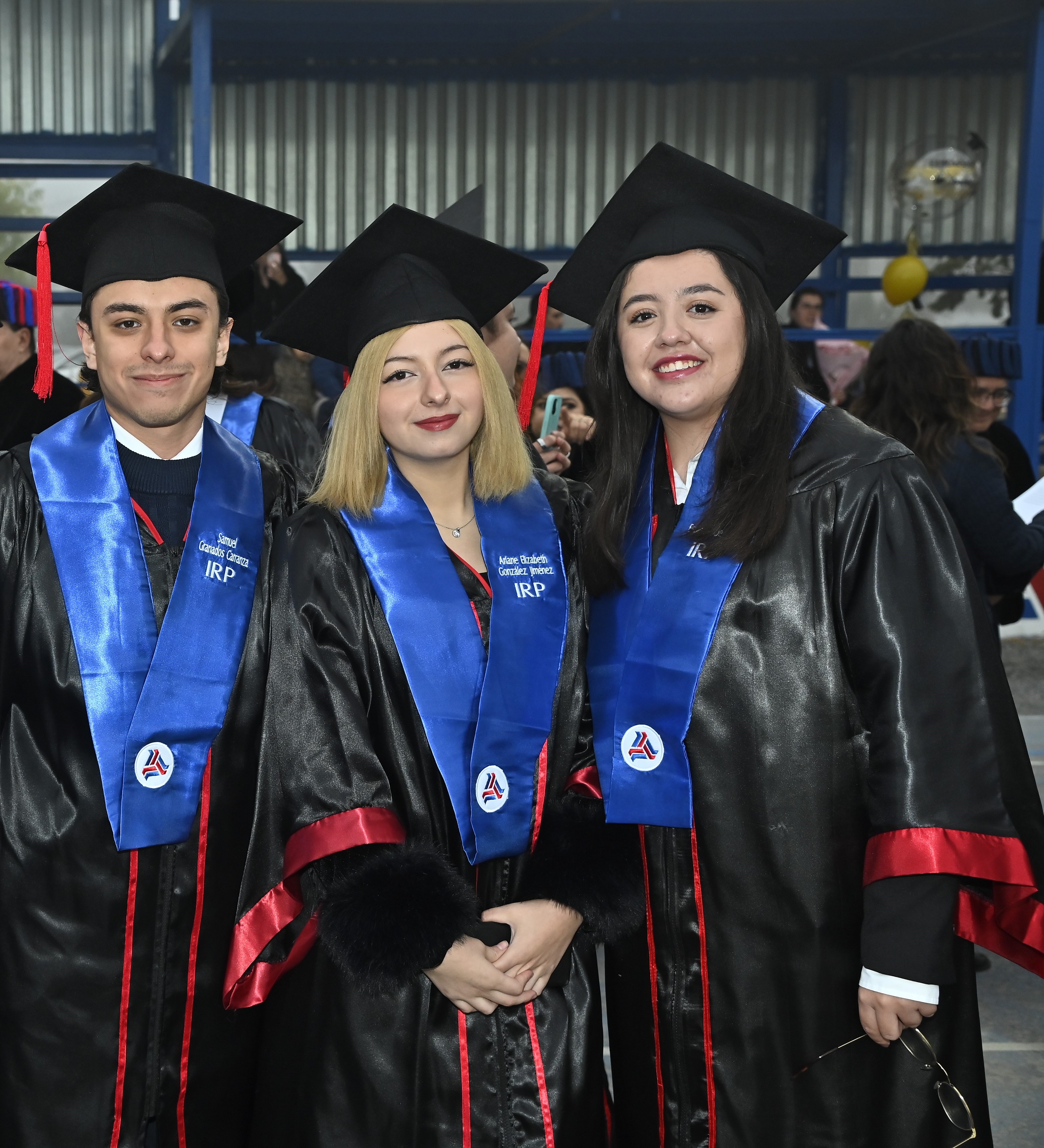 Samuel Granados Carranza, Ariane Elizabeth González Jiménez y Fernanda Montserrat Rodríguez Robledo.