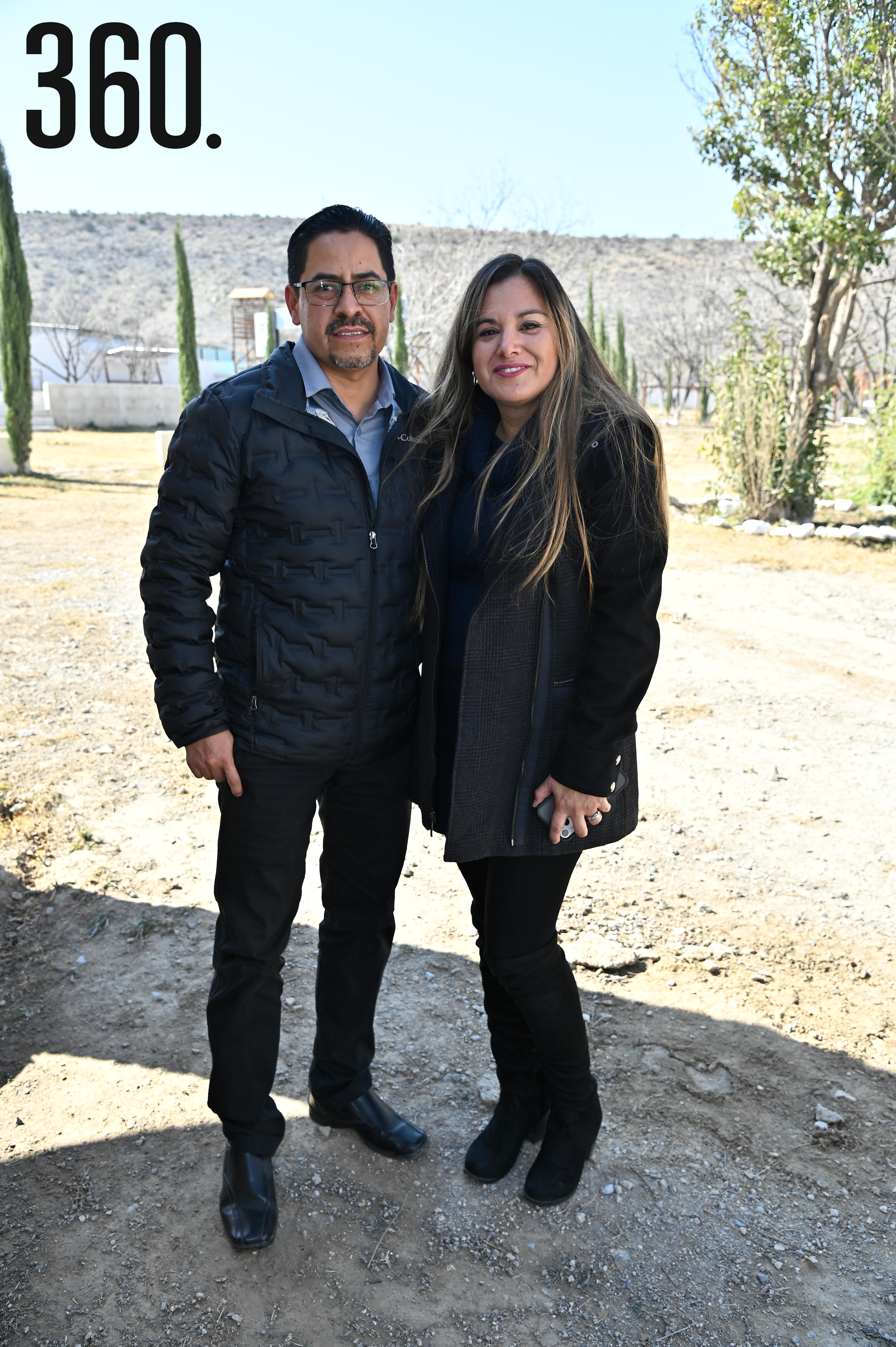 Israel Peña y Brenda Sosa.