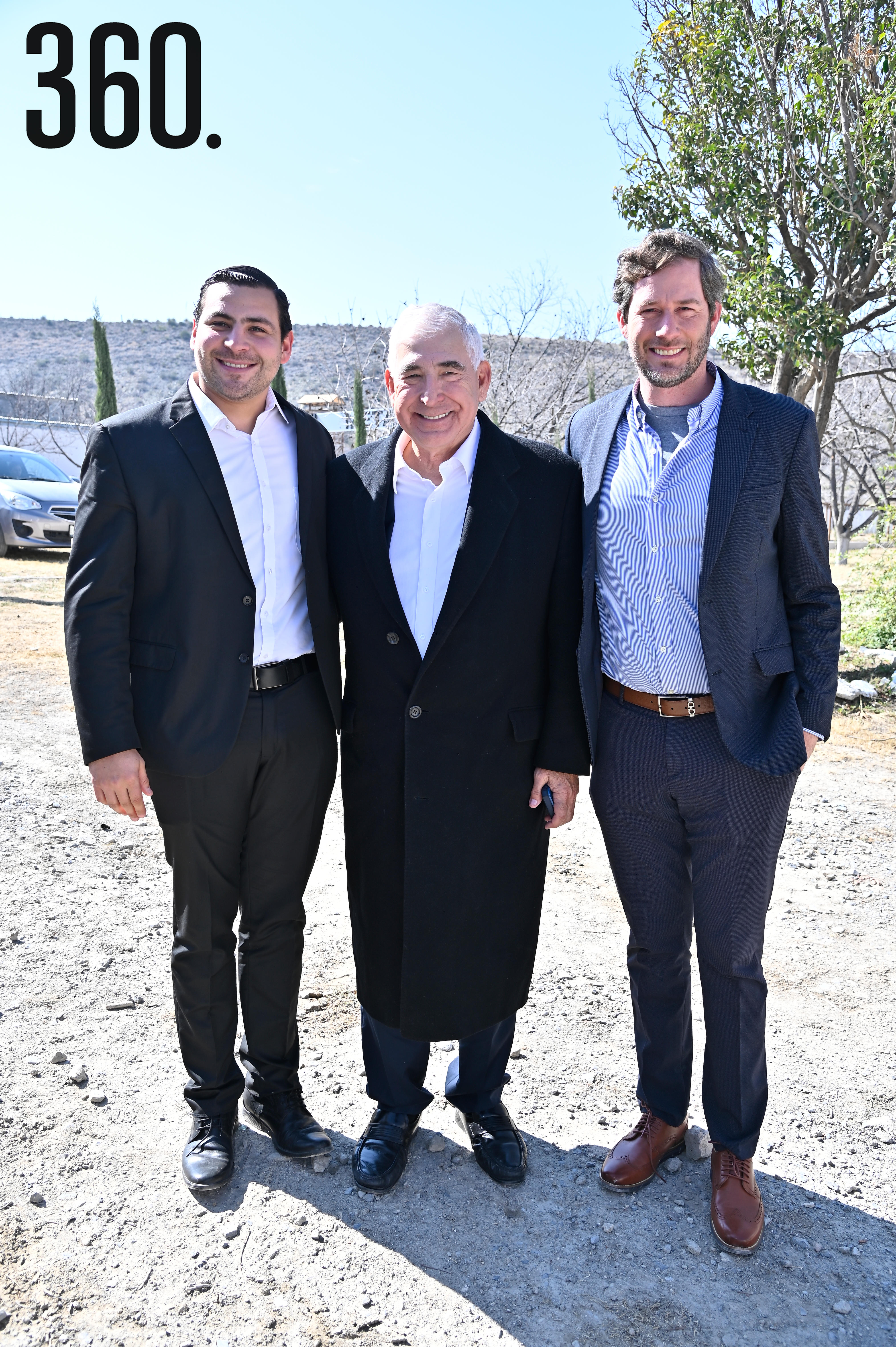 Luis Pablo, Eduardo y Esteban Garza.
