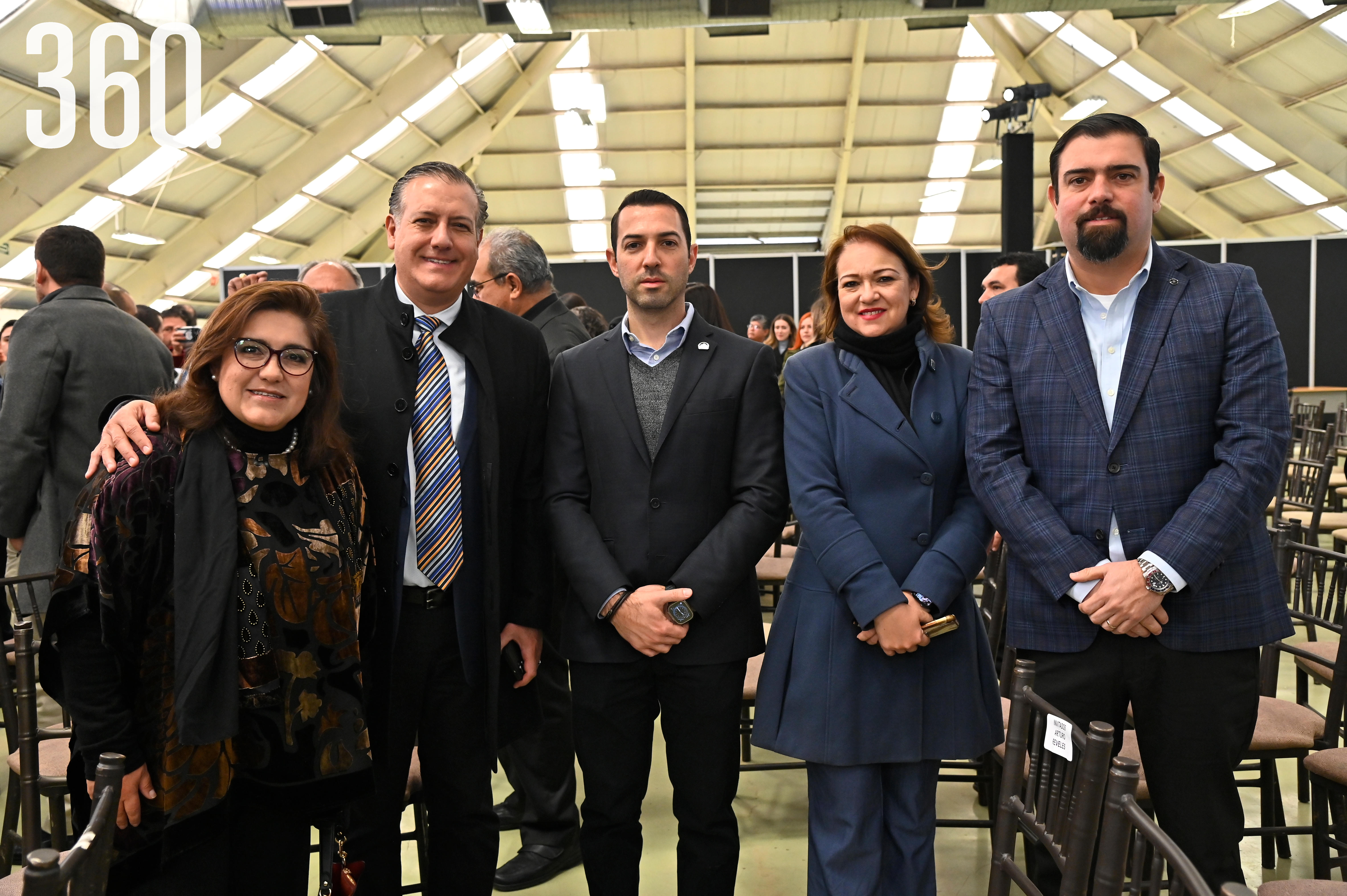 Perla González, Enrique Garza, Diego Gándara, Claudia Rodríguez y Jacobo Zertuche.