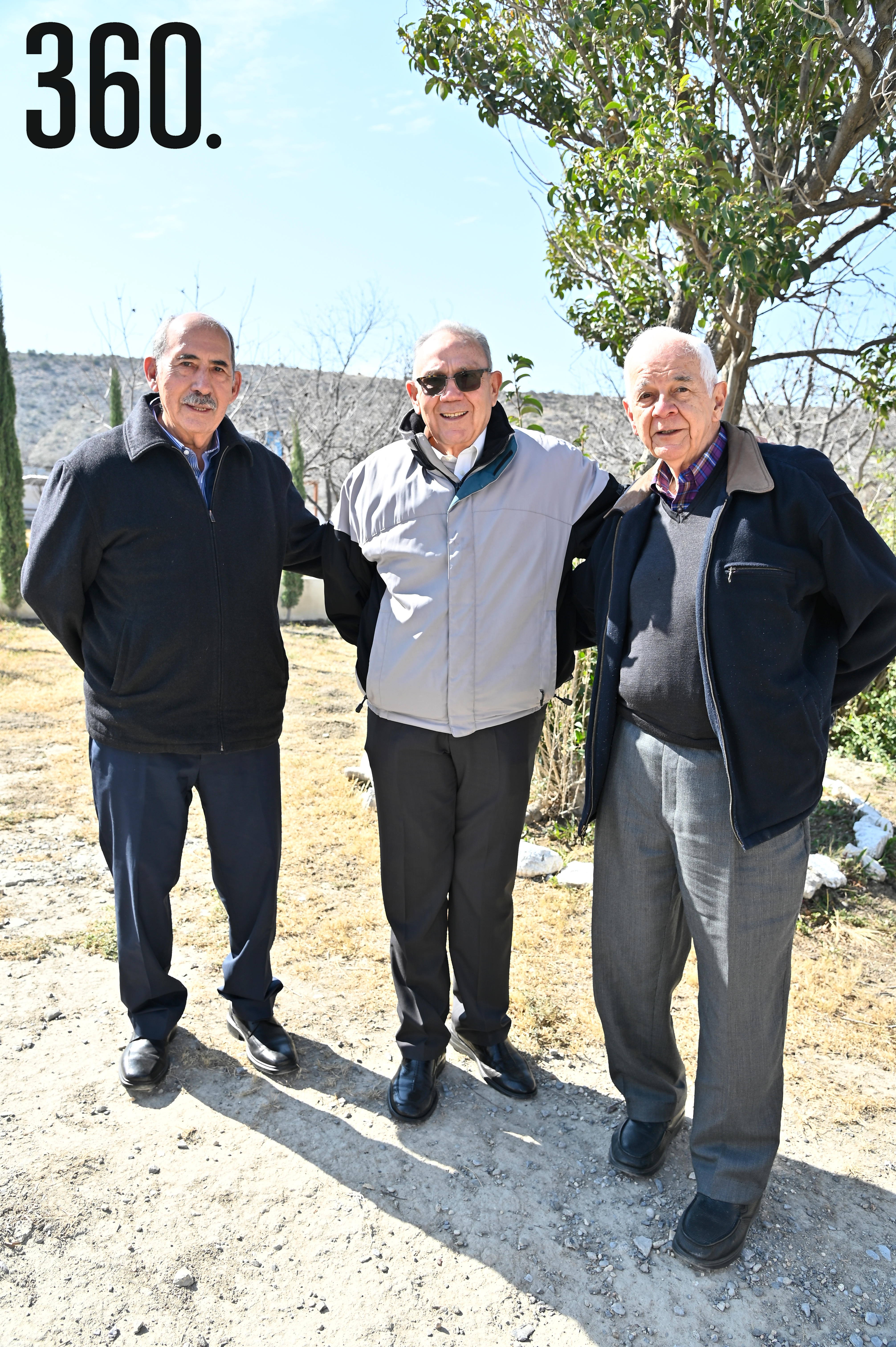 Miguel Villicaña, Everardo Padilla y Alberto Covarrubias.