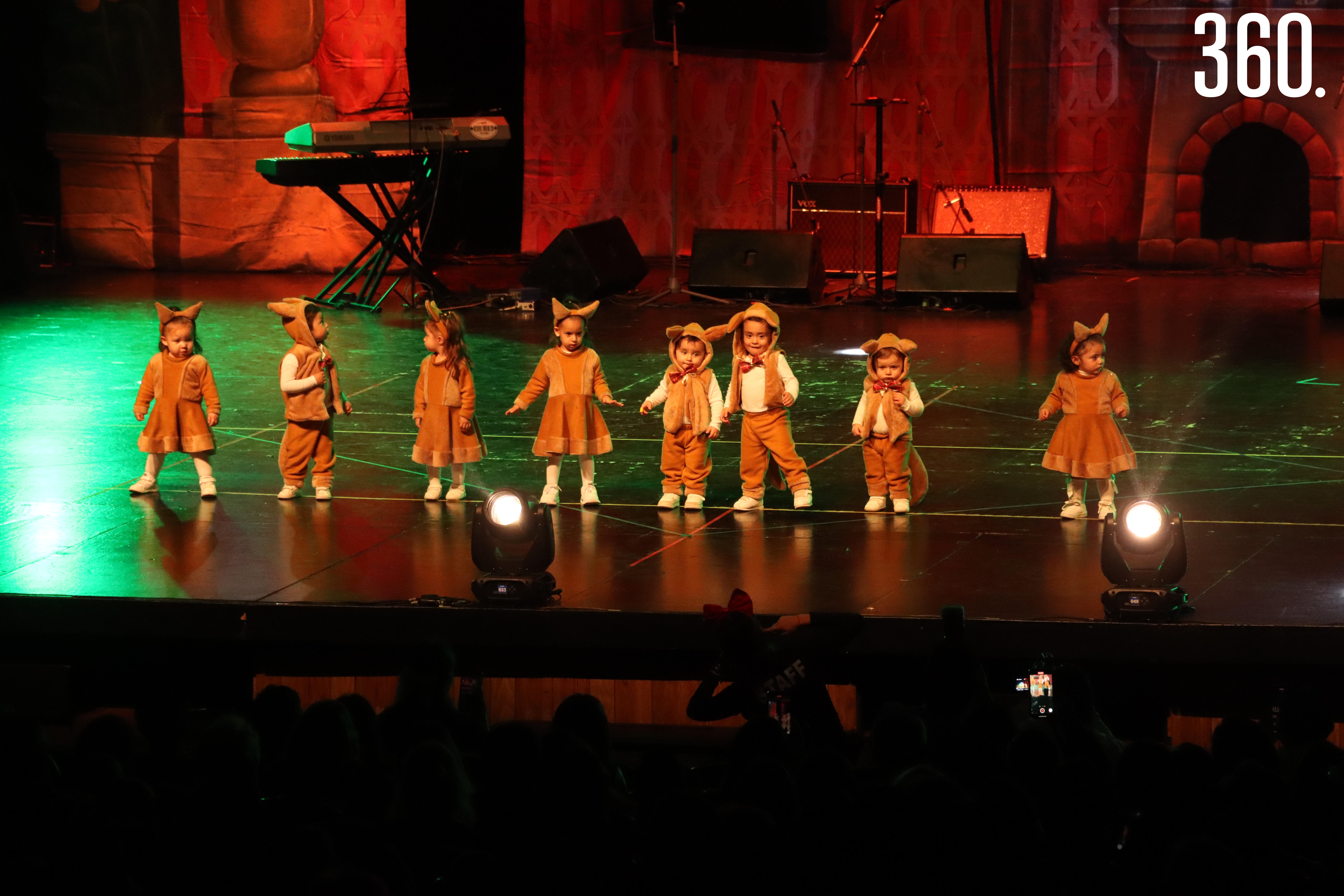 En el primer show participaron niños de Baby North Hill y kínder.