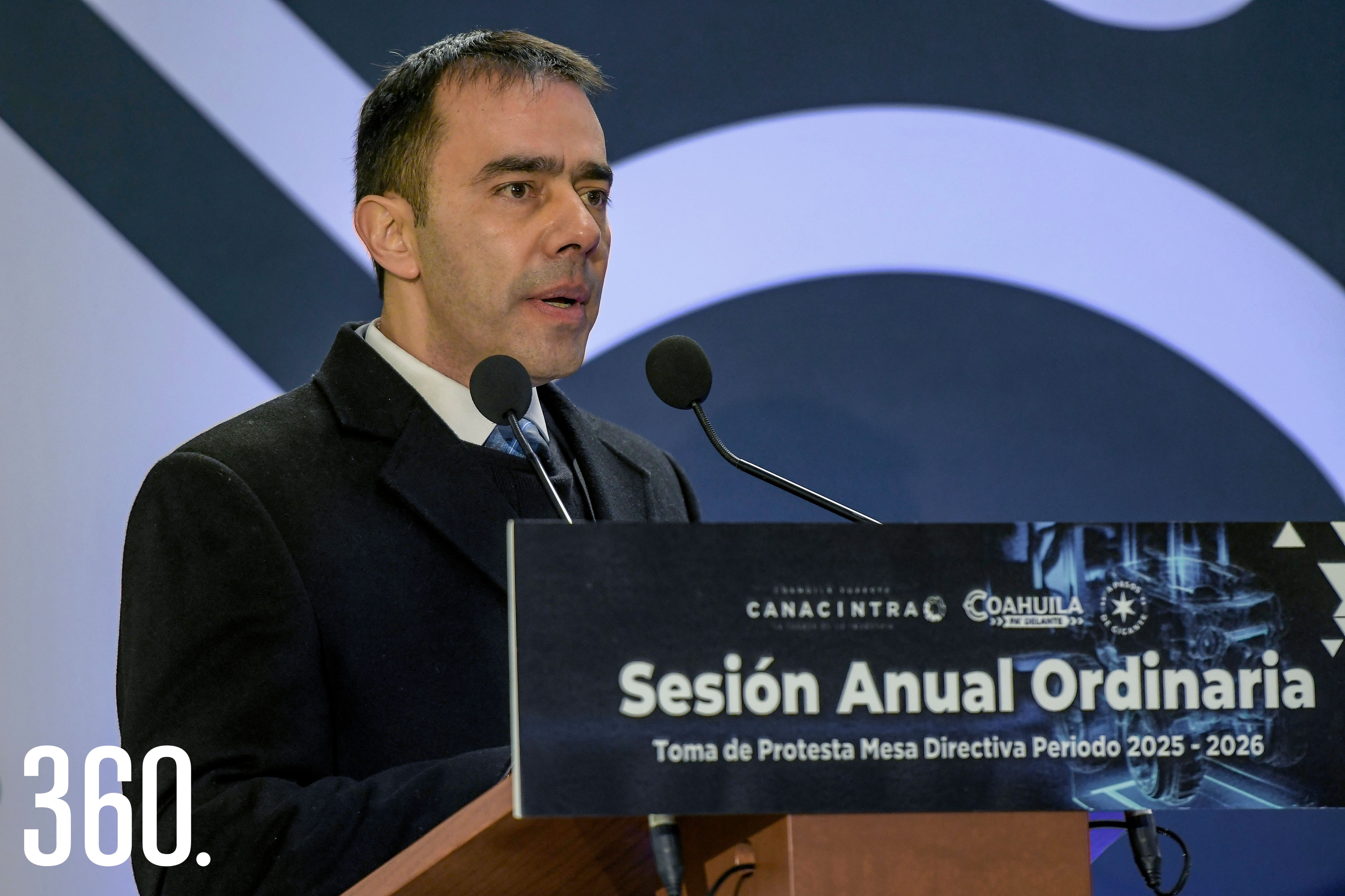 Arturo Reveles Márquez, presidente de CANACINTRA Coahuila Sureste.