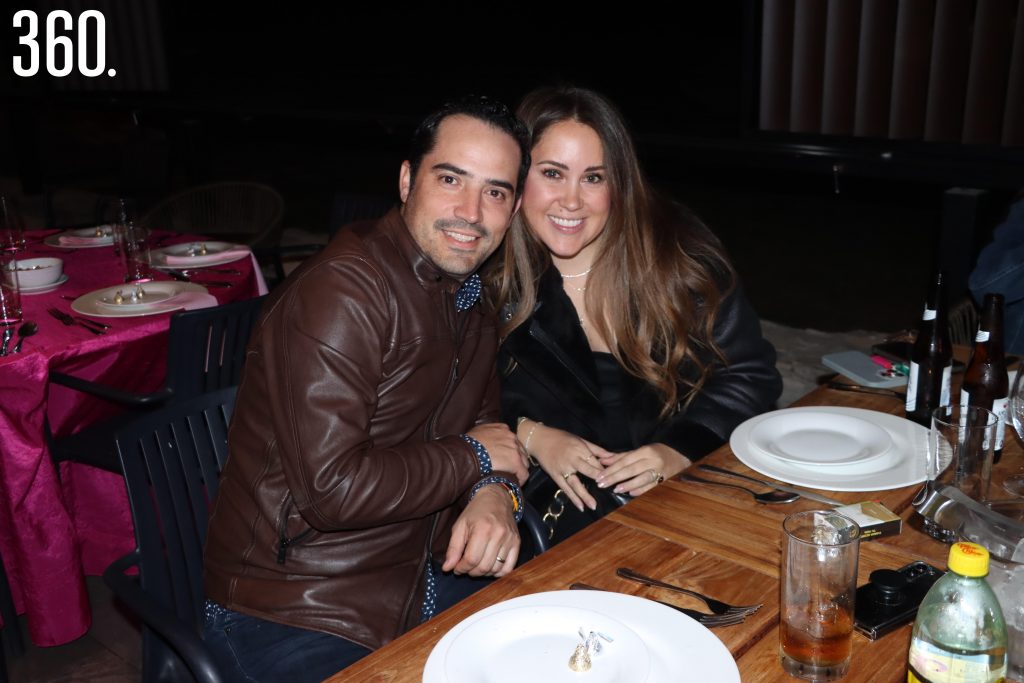 Jesús Saro y Nicole Ferrara.