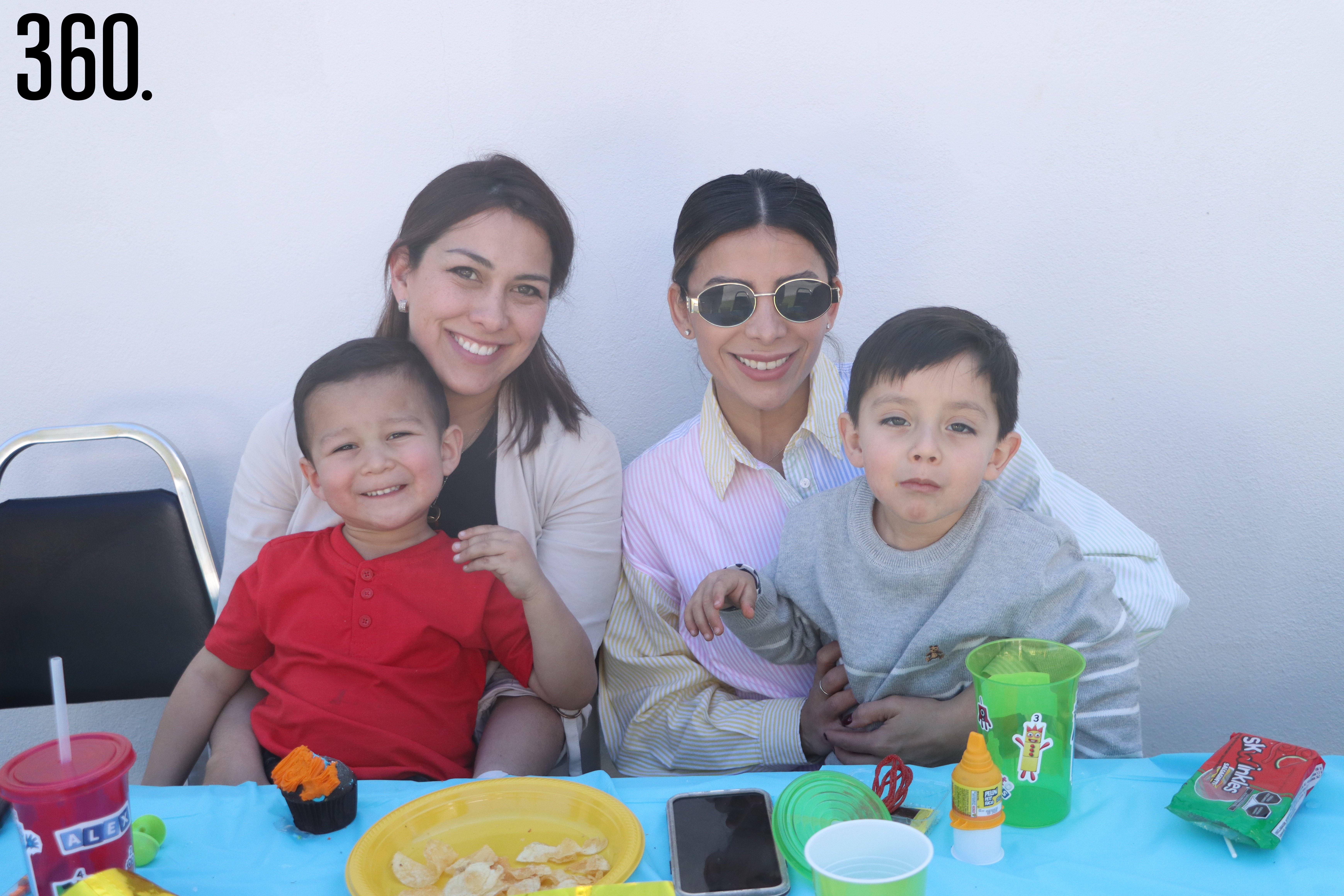 Daniela de la Rosa, Alicia Ramos, Alejandro Valdés y José Pablo Ortega.