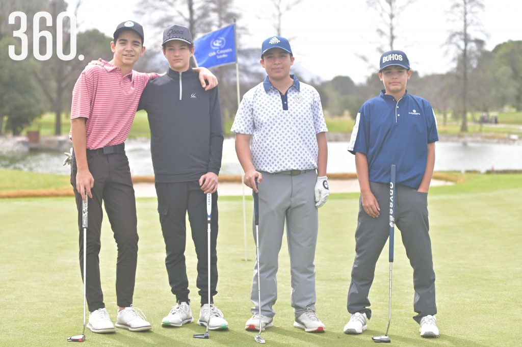 Diego Méndez, Gonzalo Guerra, Sebastián Higuera y Gilberto Martínez.