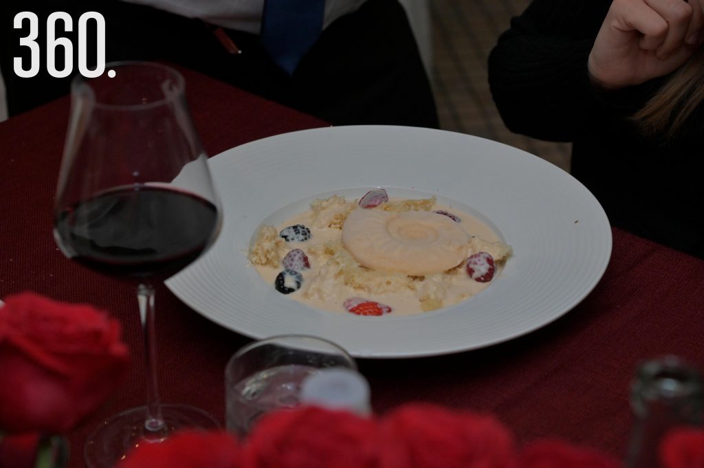 Postre: Tres leches del desierto.