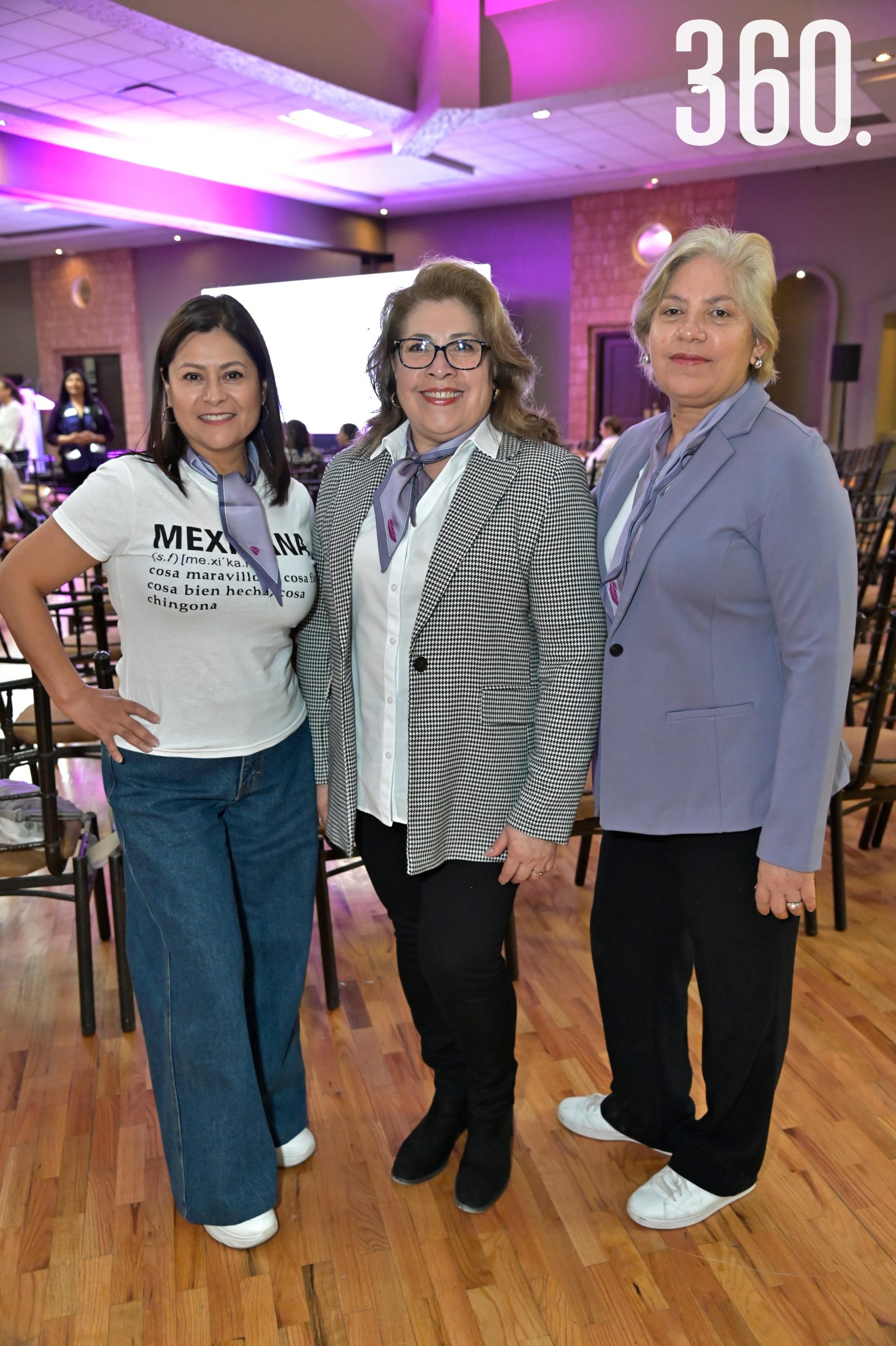 Marcela del Bosque, Alicia Sánchez y Petri González.