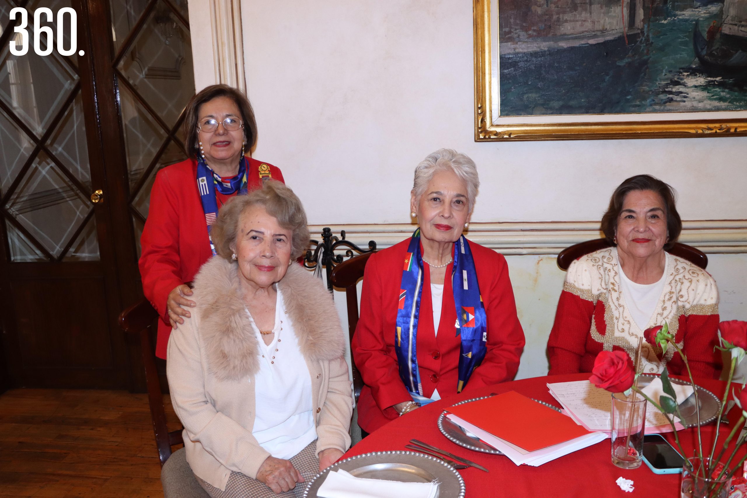 Elsa Valdés, Marissa Ramírez de Berrueto, Rossy Guajardo y Lupita Cabrera.