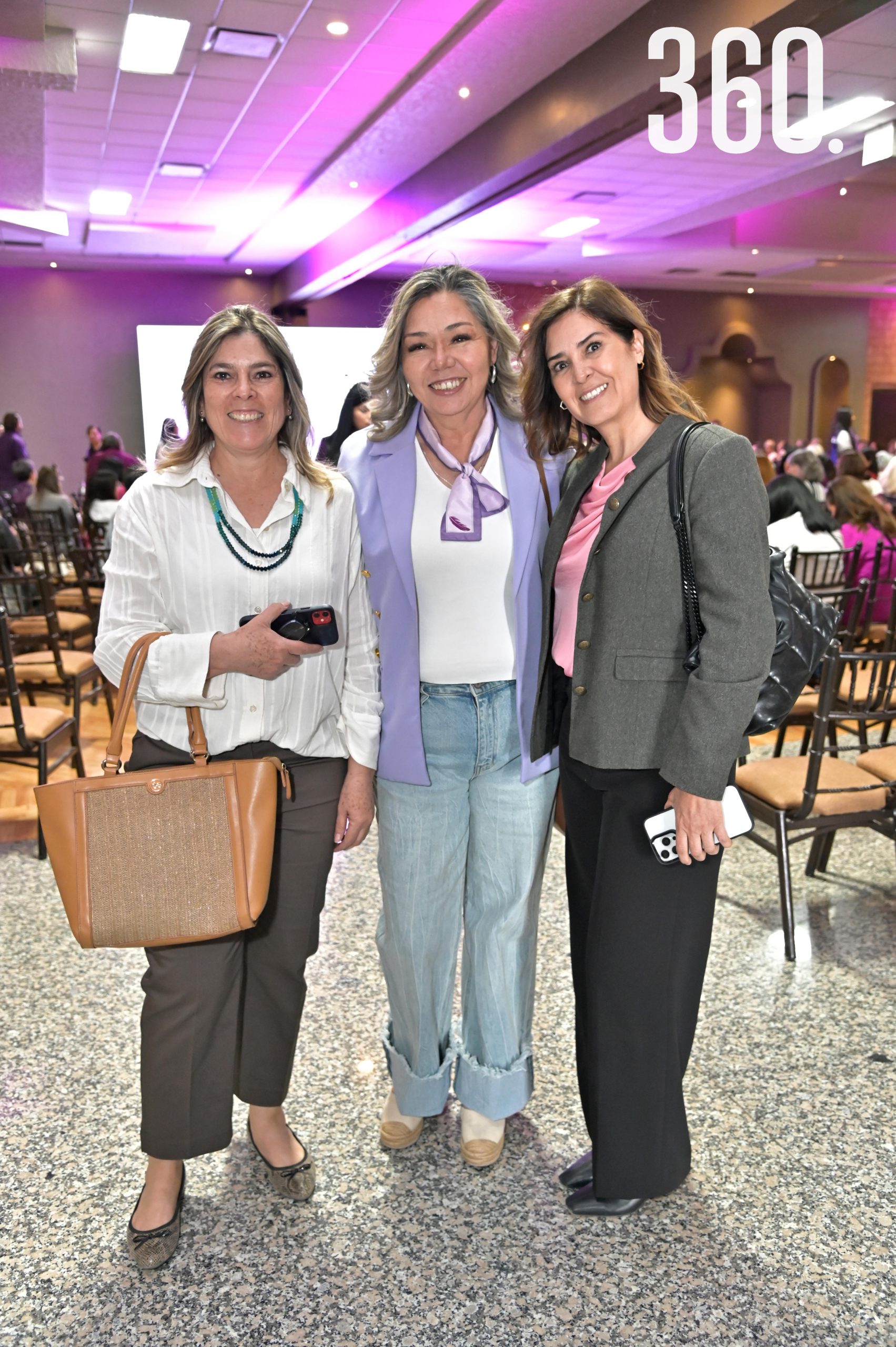 Rosa Graciela Farías, Cristina Zertuche y Ana Maldonado.