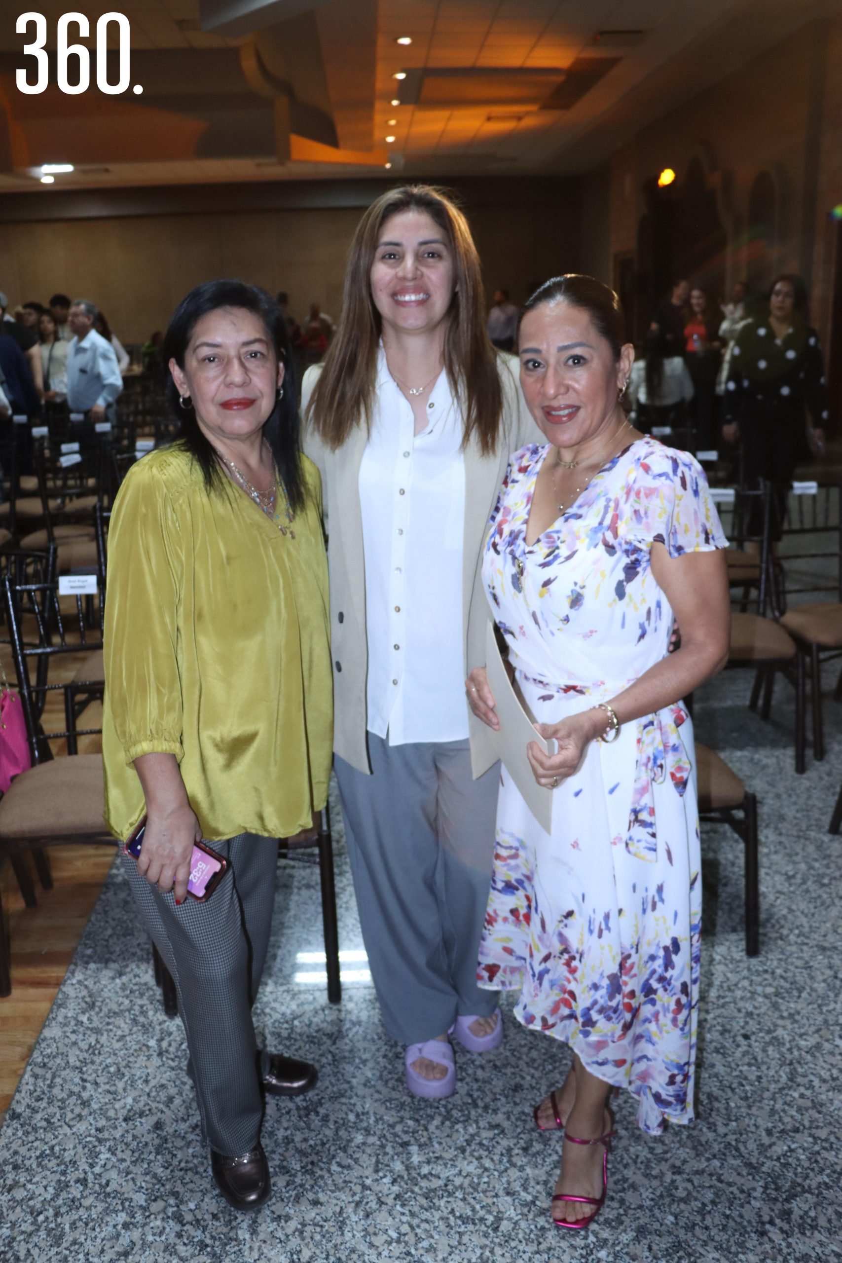 Lupita Hernández, Nabil Herrera y Graciela Rodríguez.