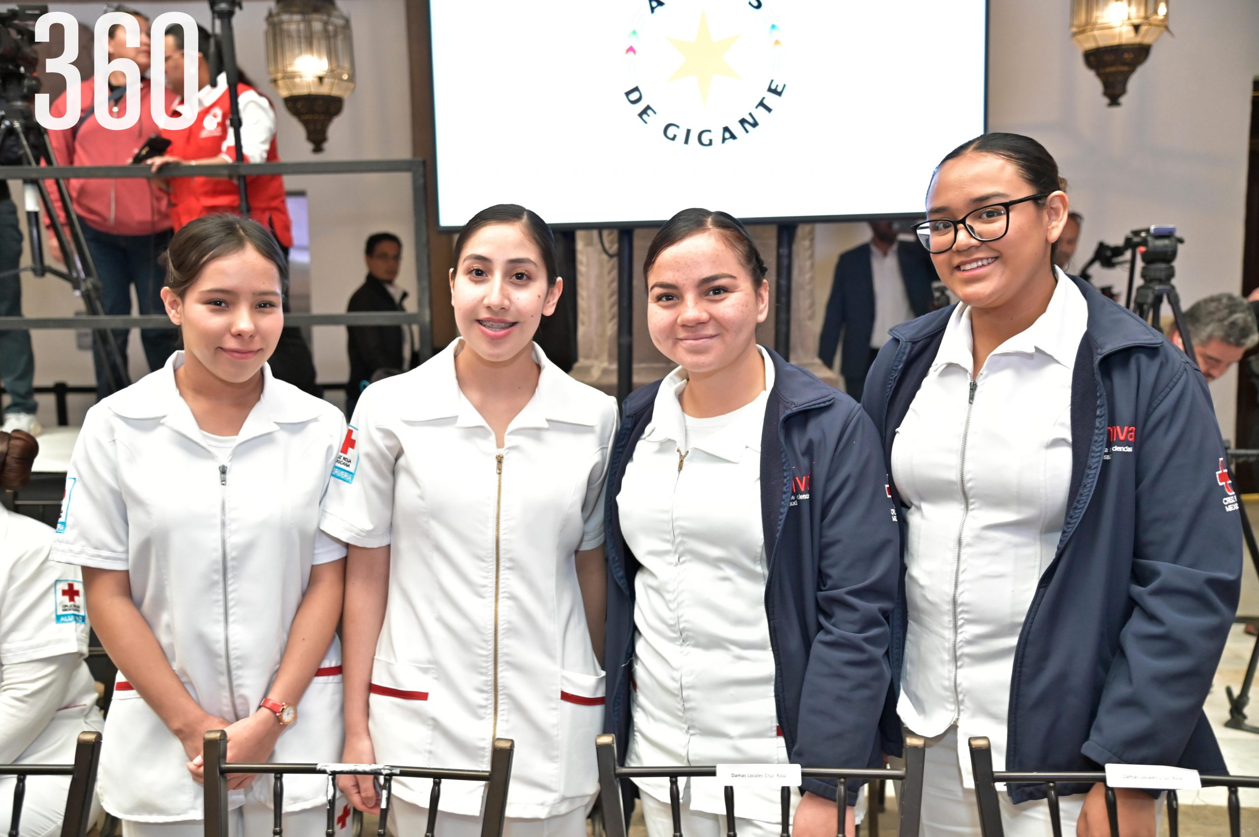 Quetzalli Patlán, Fernanda Torres, Perla Ramírez y Alejandra Orosio.