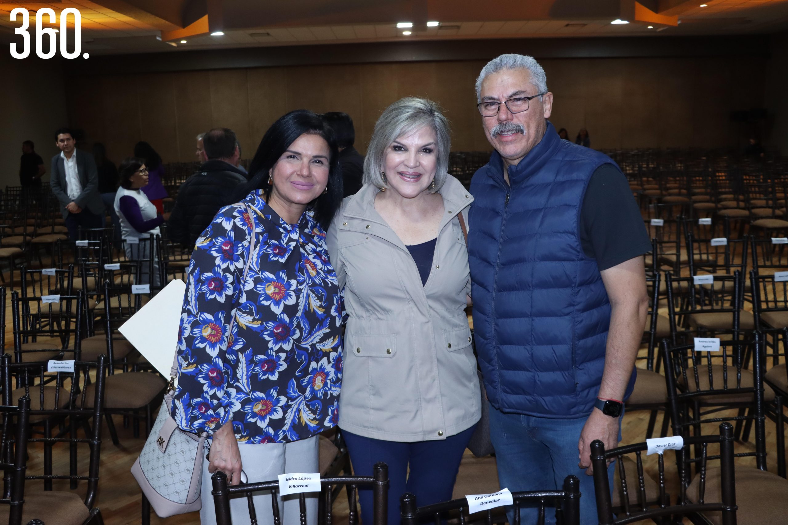 Ana Morales, Lety Rodarte y Sergio Salazar.