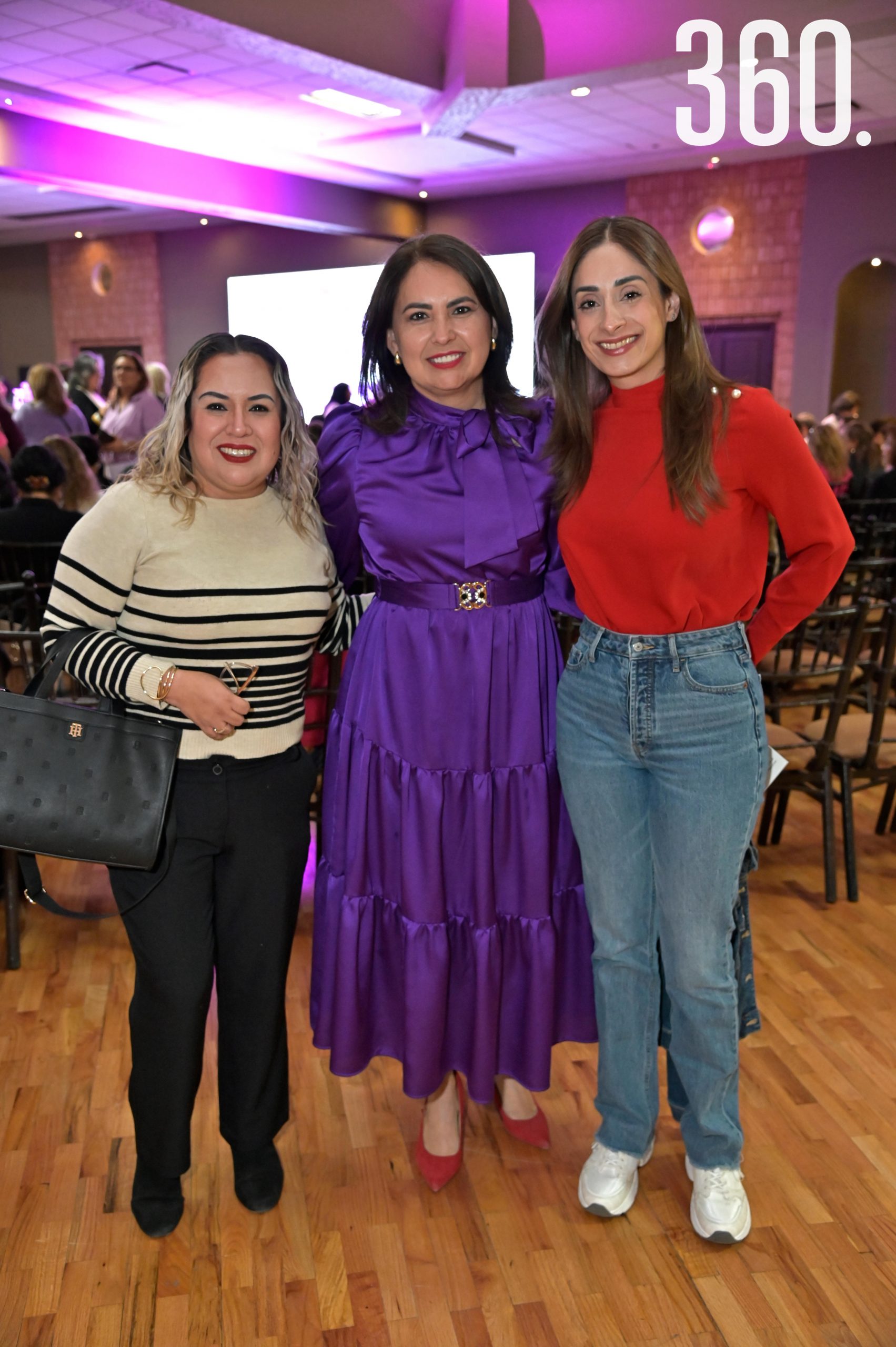 Maribel Sánchez, Mayra Valdés y Yezka Garza.