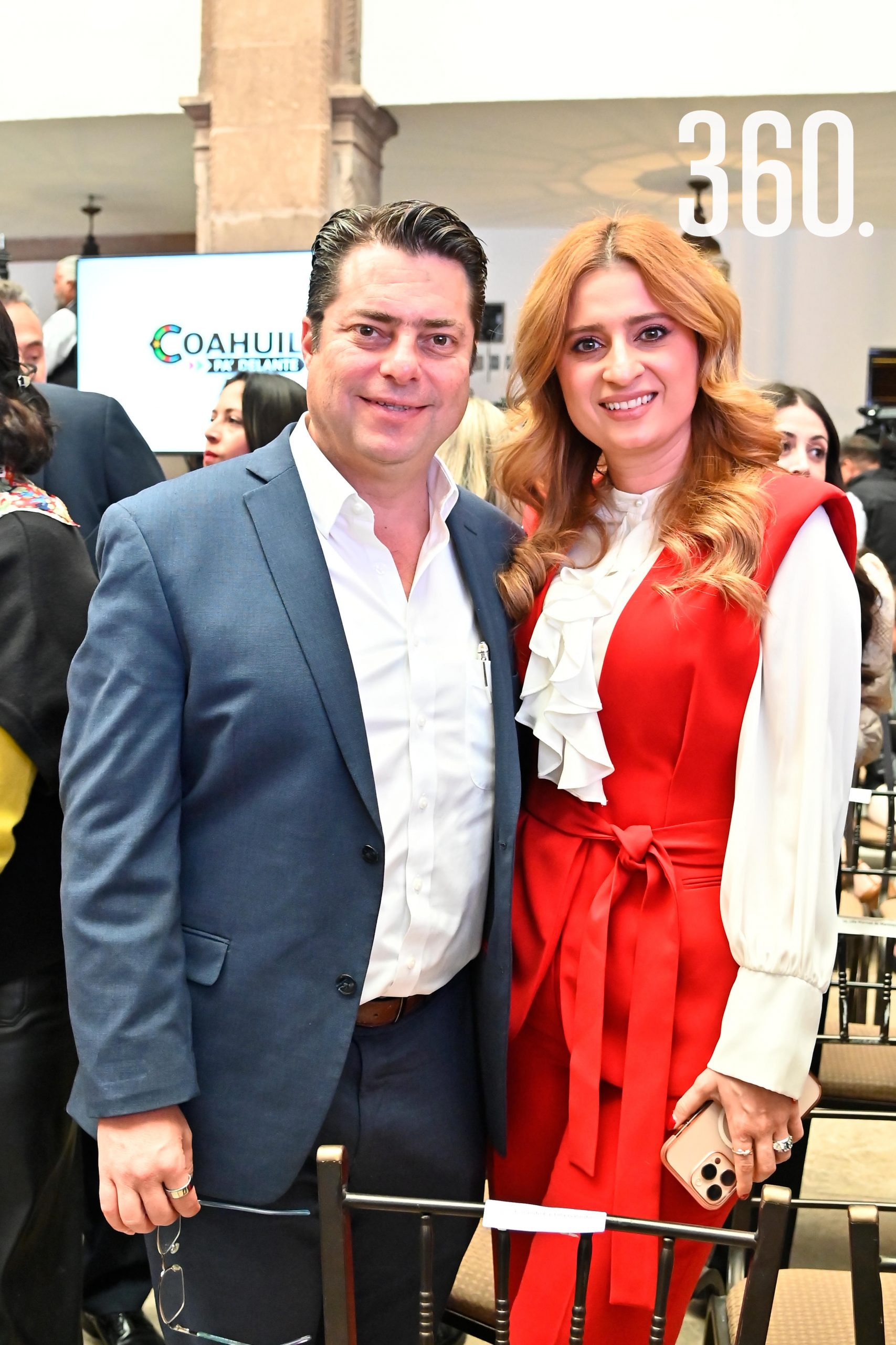 Enrique Martínez y Lilia Hiarmes.