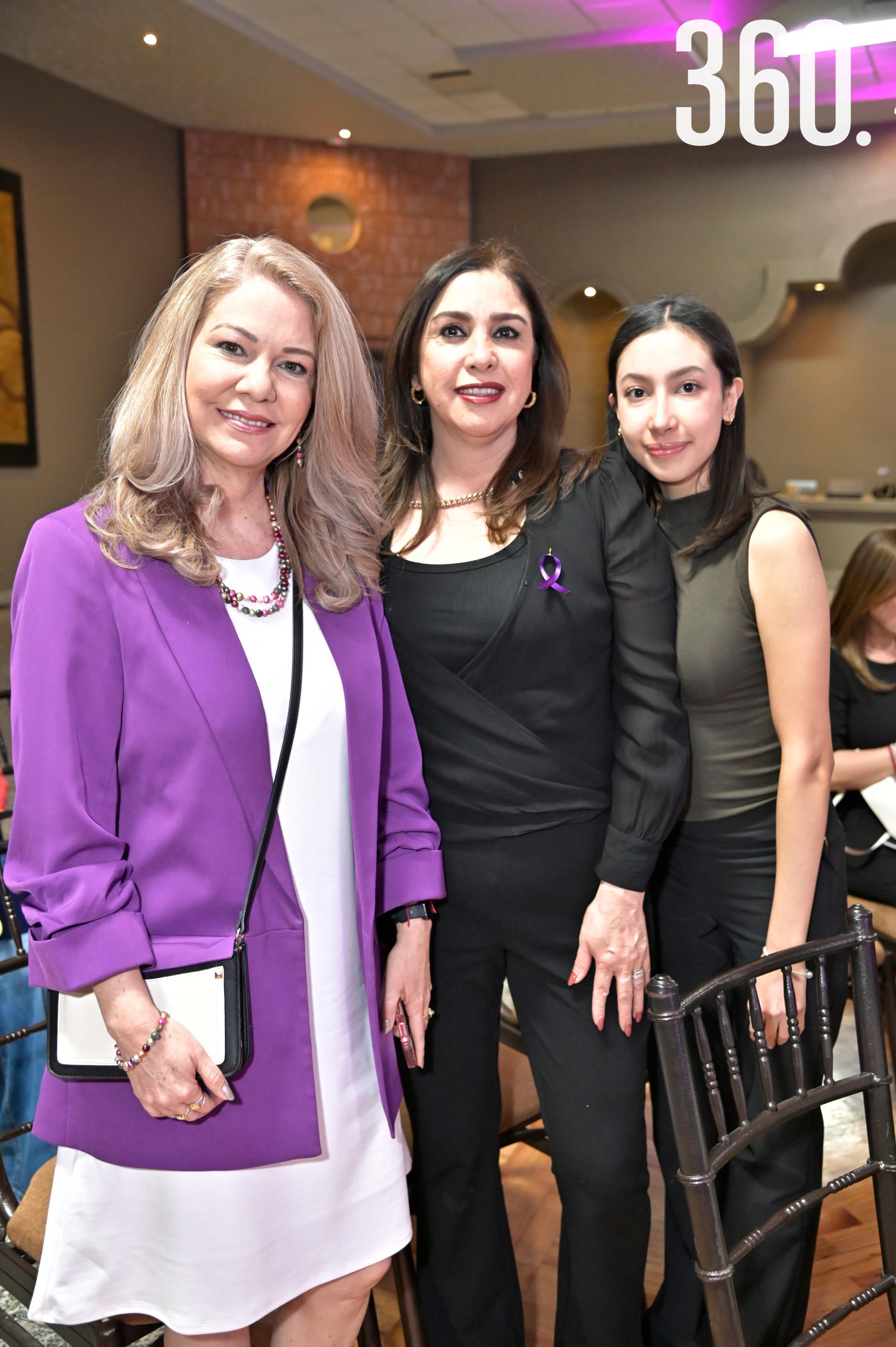 Marisol Díaz, Hilda Ramos y Alondra Martínez.