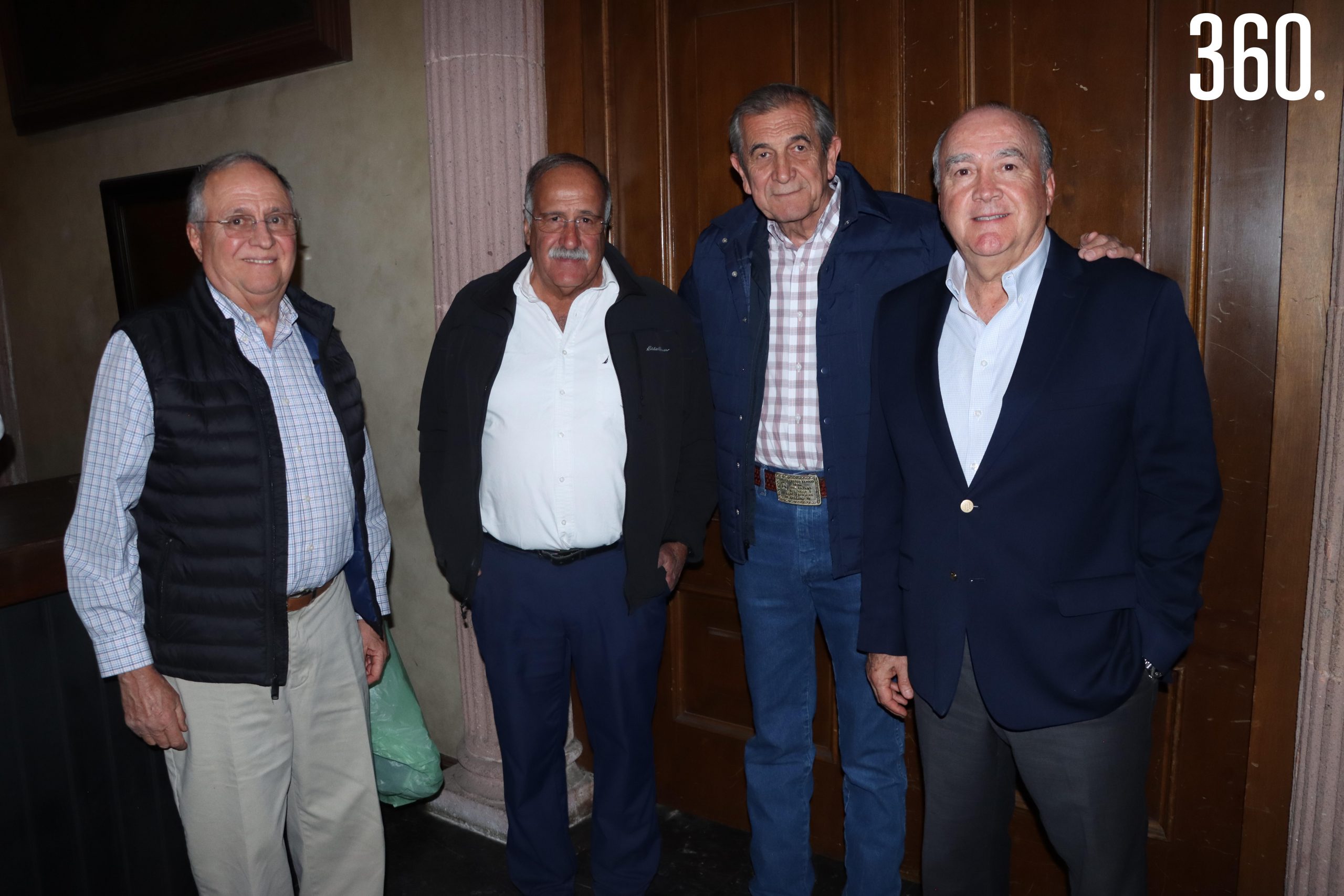 José Ignacio Lobo, Gerardo Aguirre, Jesús de la Garza y Jorge Dávila.