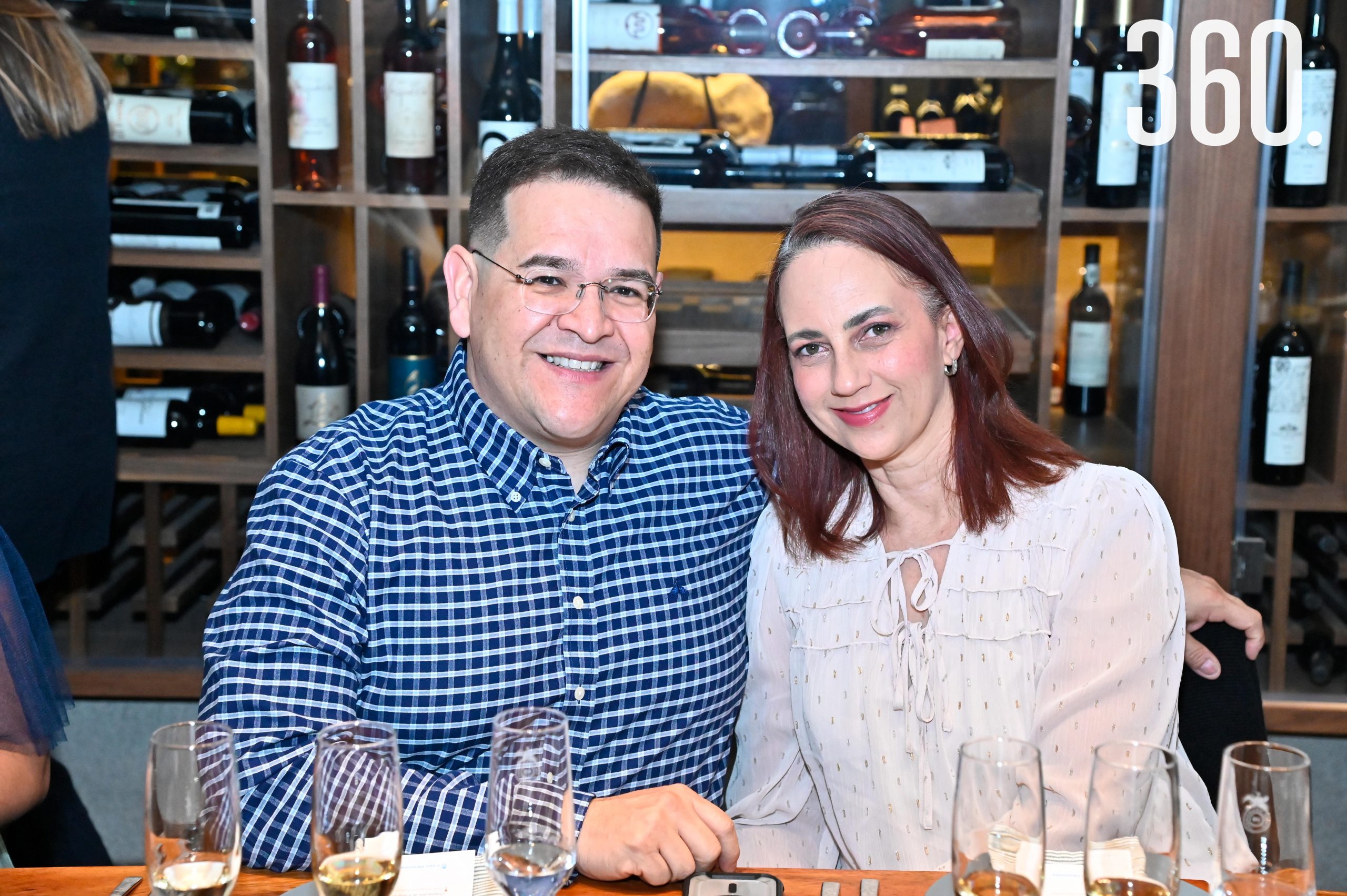 Óscar de la Peña y Adriana Delgado.