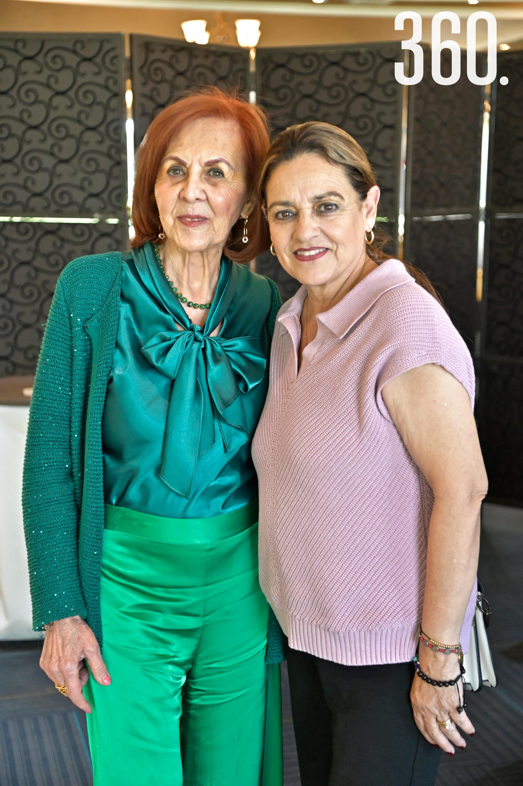 Lupita Saade y Thelma Aragón.