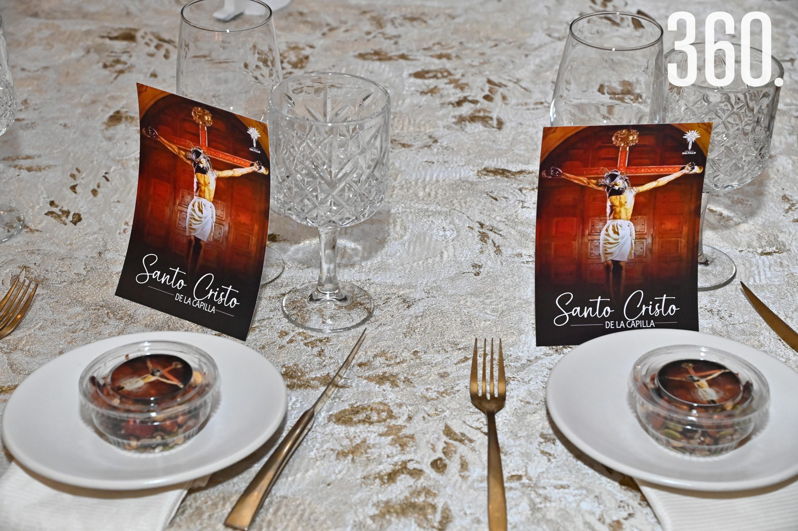 Decoración de las mesas.